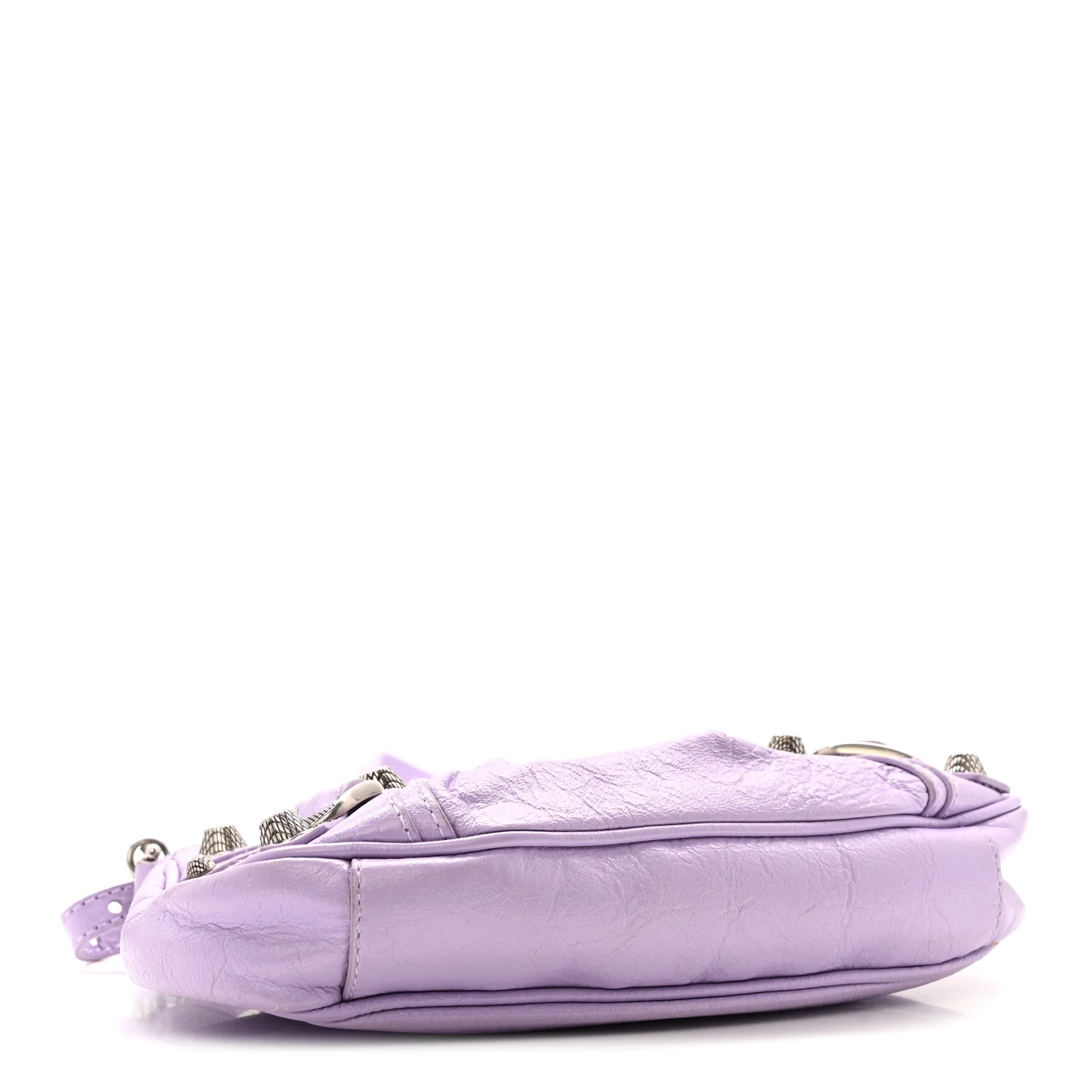Agneau Arena Le Cagole Mini Purse With Chain Lilac - Top Club
