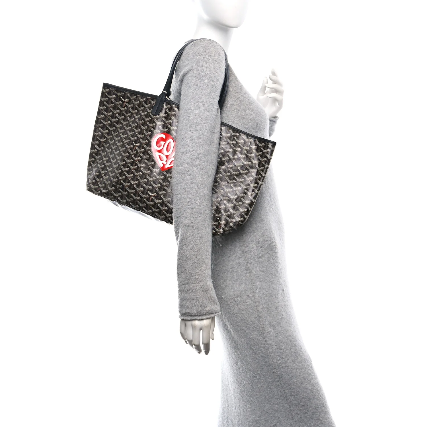 Goyardine Coeur Saint Louis PM Black - Top Club