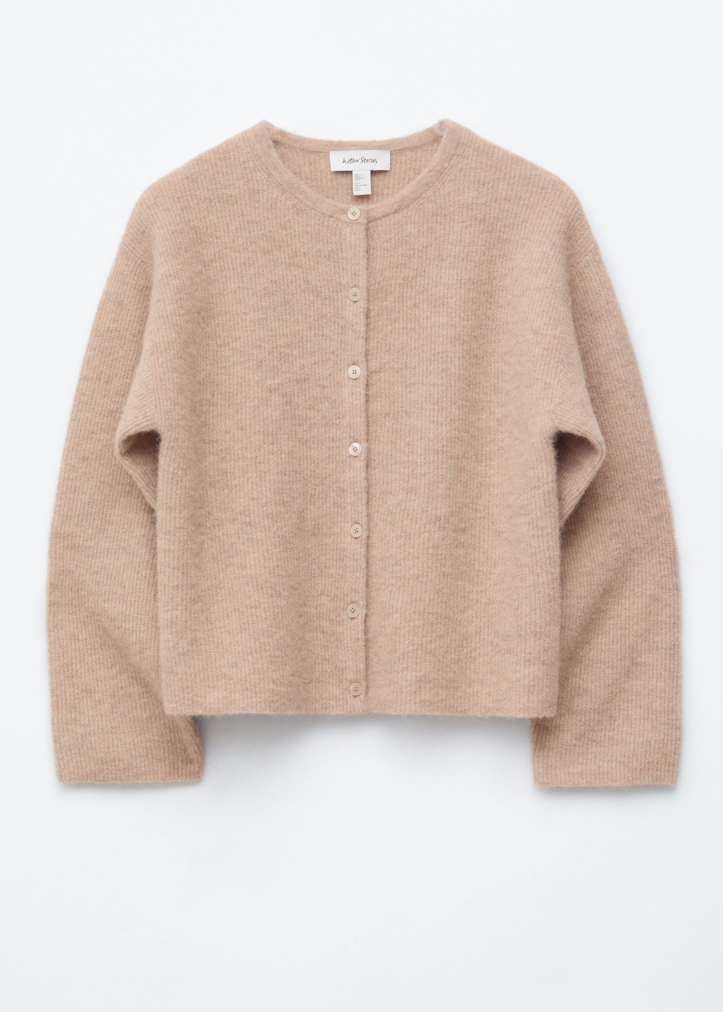 & Other Stories ALPACA-BLEND KNITTED CARDIGAN