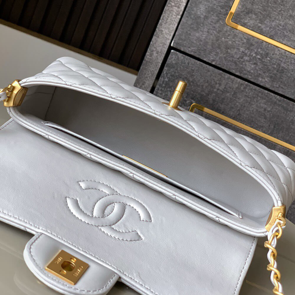 CHANEL Mini Flap Bag with Top Handle(HIGH-END GRADE) - Top Club