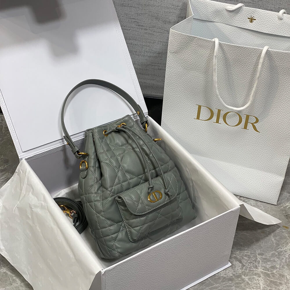 Small Dior Caro Bucket Bag(HIGH-END GRADE) - Top Club