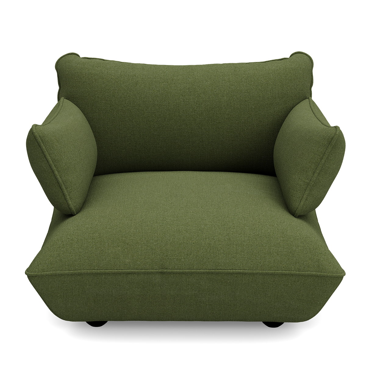 Fauteuil Sumo loveseat boucle recycled leaf green