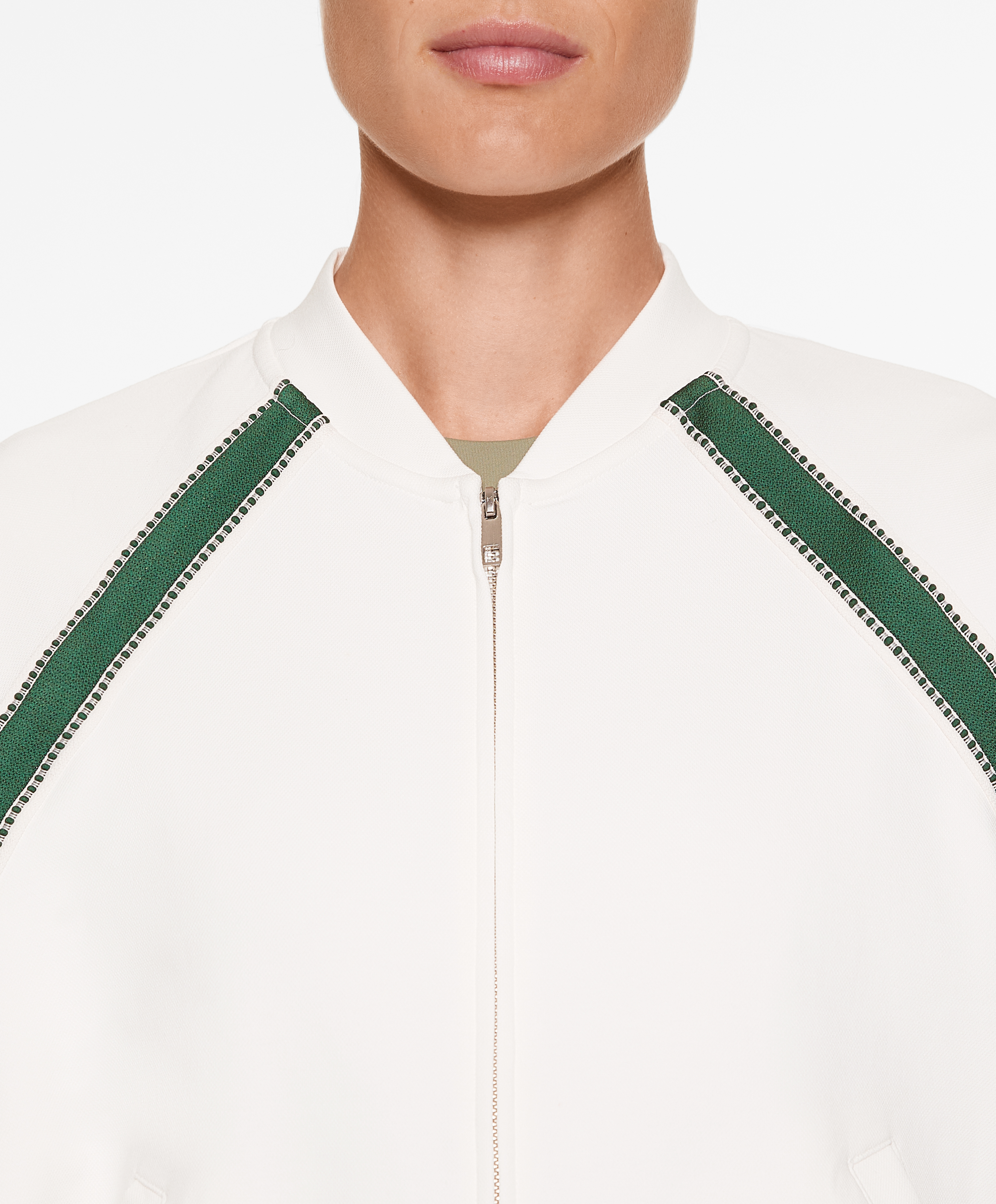 OYSHO Cotton blend piqué jacket