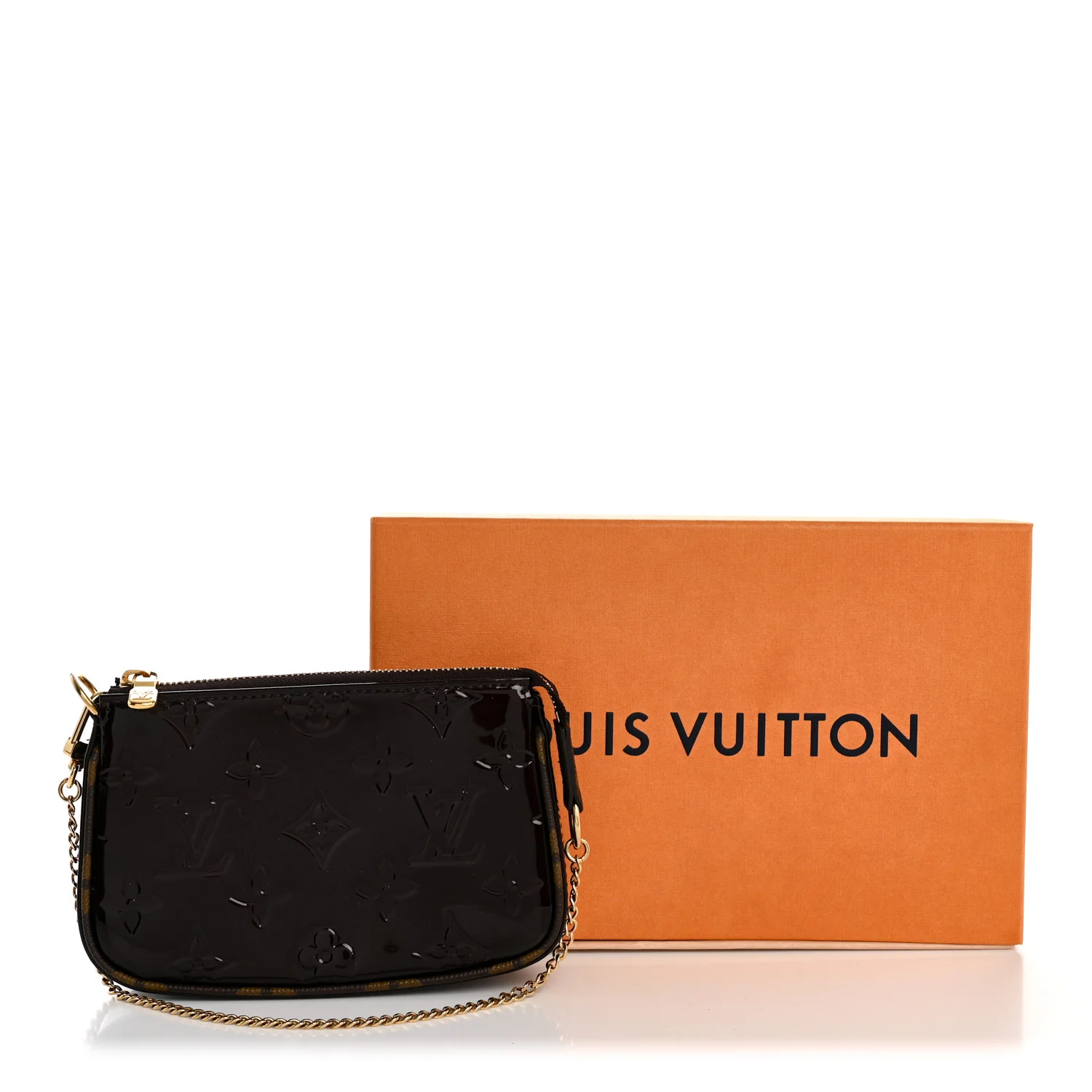 Vernis Monogram Mini Pochette Accessories Amarante - Top Club