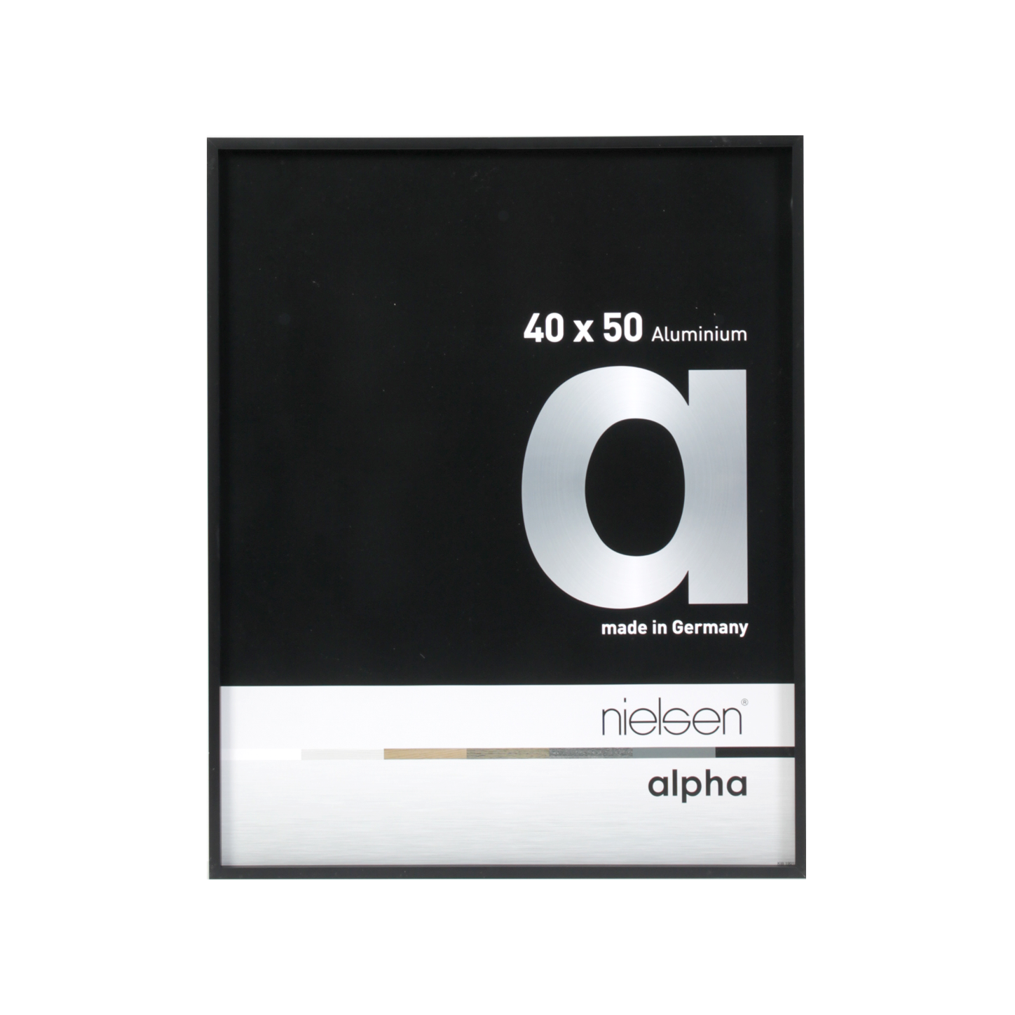 Fotolijst Alpha 40x50 Jet black matt