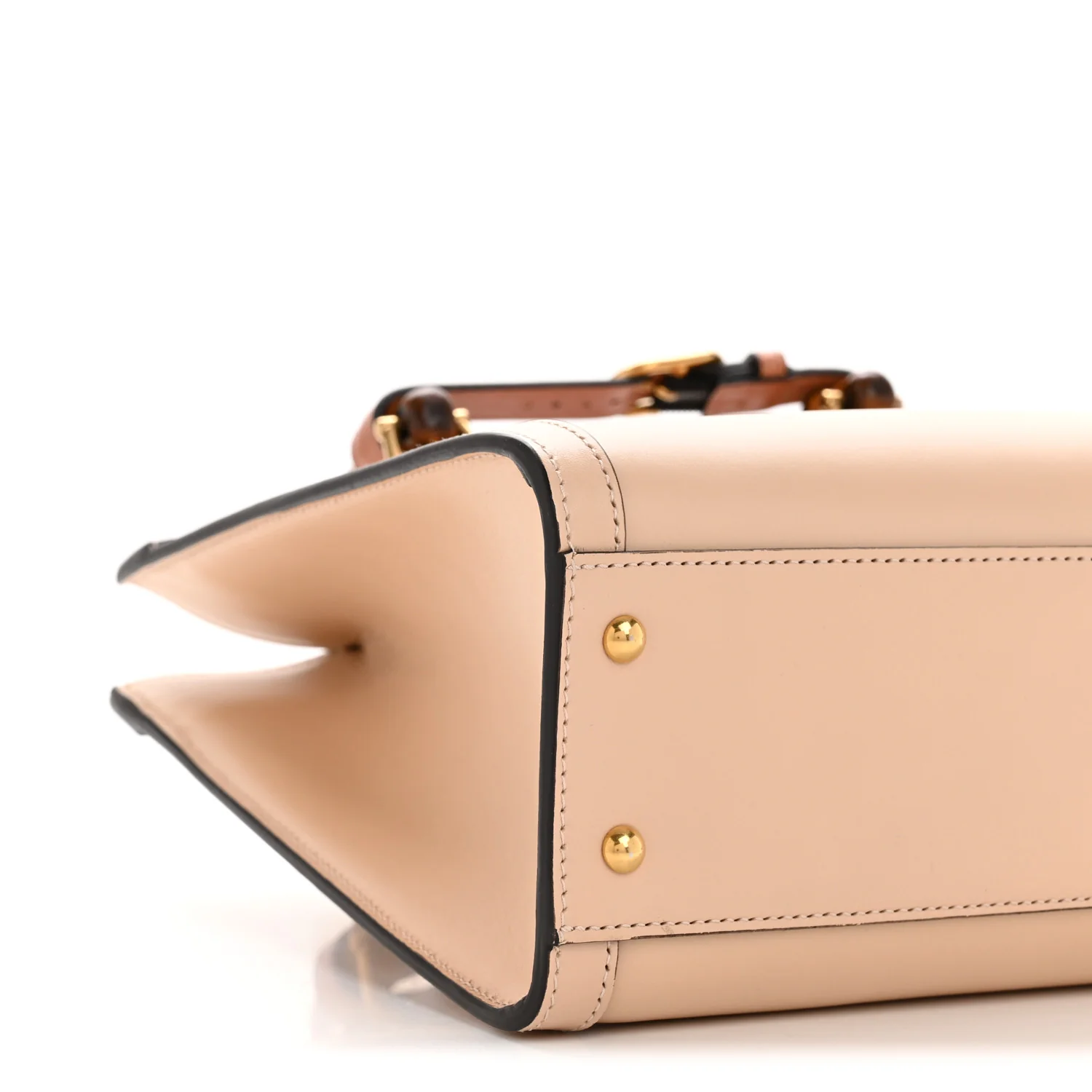 Calfskin Gucci Embossed Small Diana Tote Bag Pink - Top Club