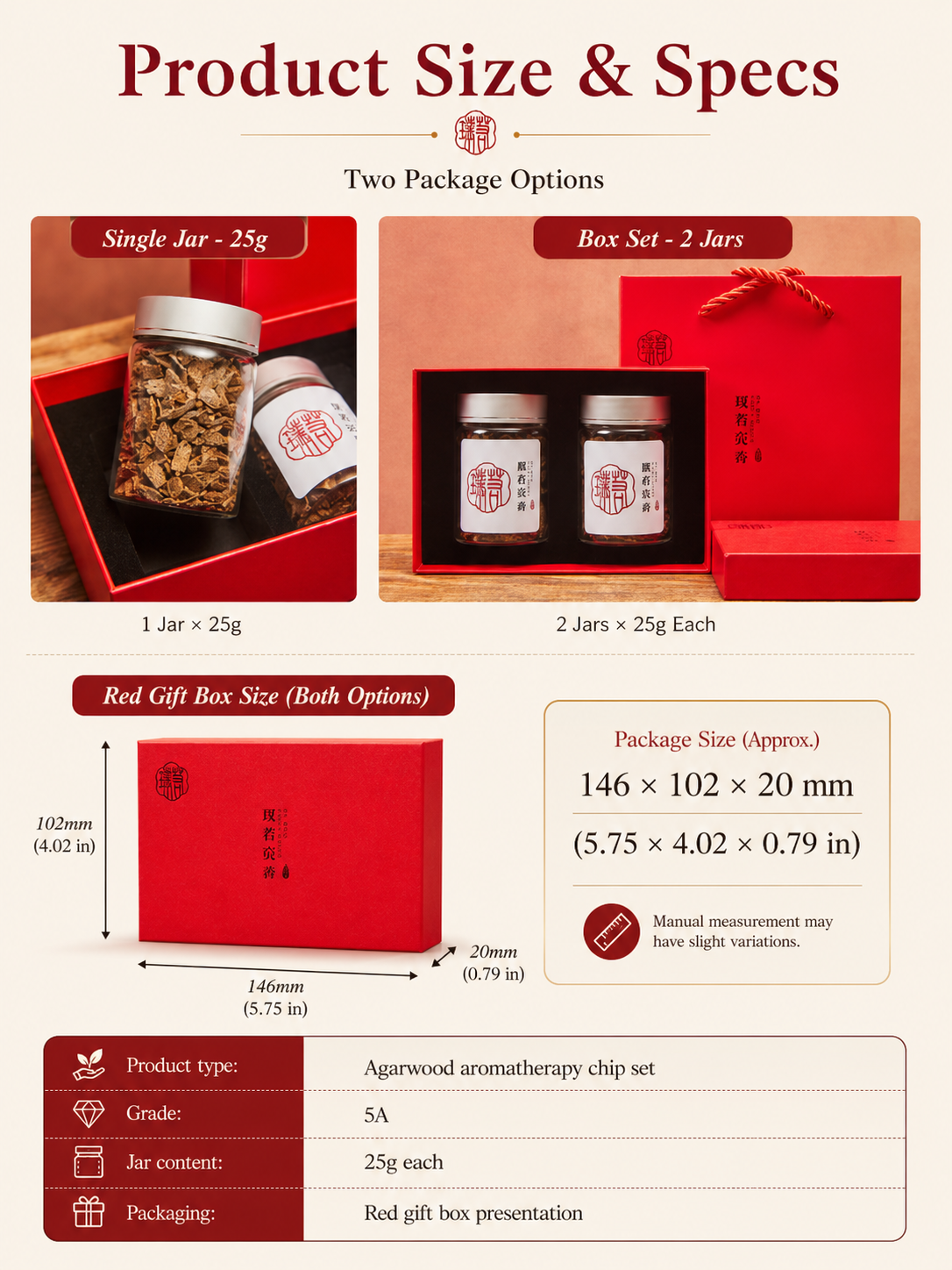 Premium Agarwood Aromatherapy Chip Set