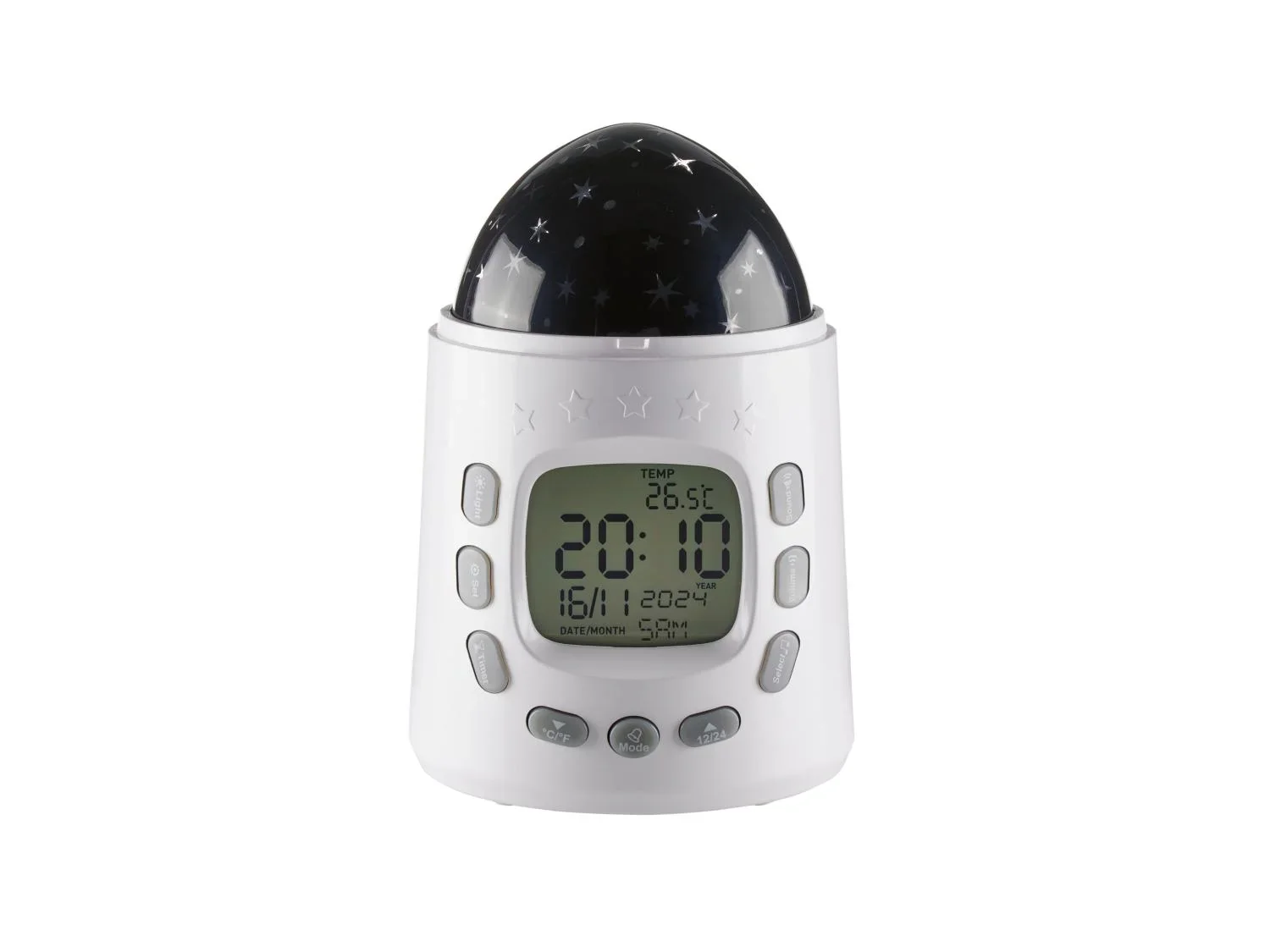TRONIC Rveil avec projecteur ciel toil