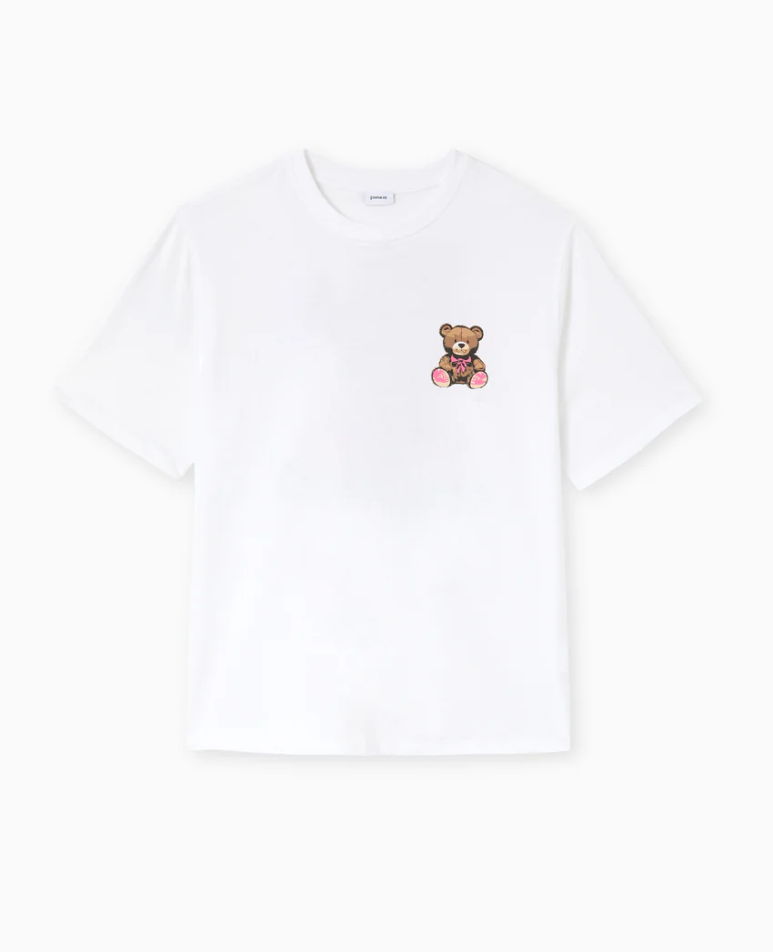 Pimkie T-shirt ample avec print poitrine et dos