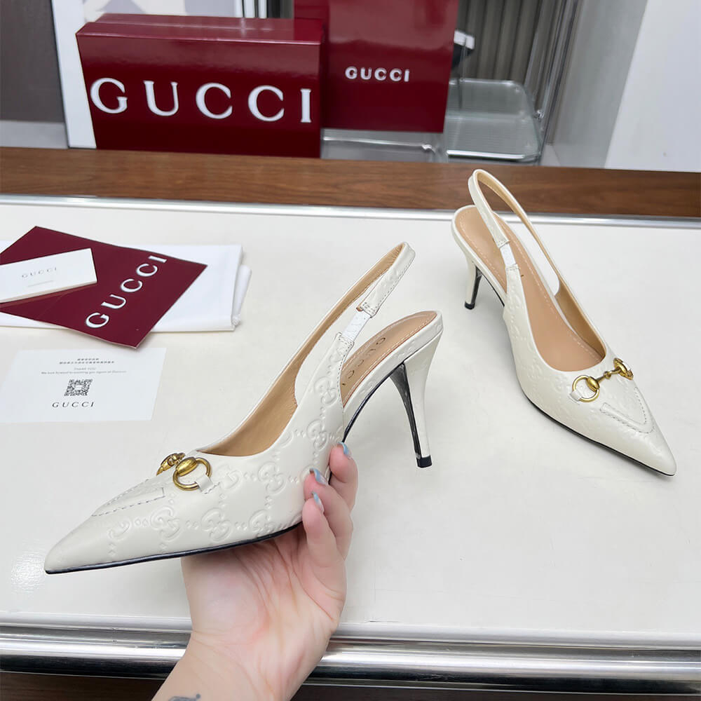 Gucci Women s slingback pump with Horsebit - Top Club