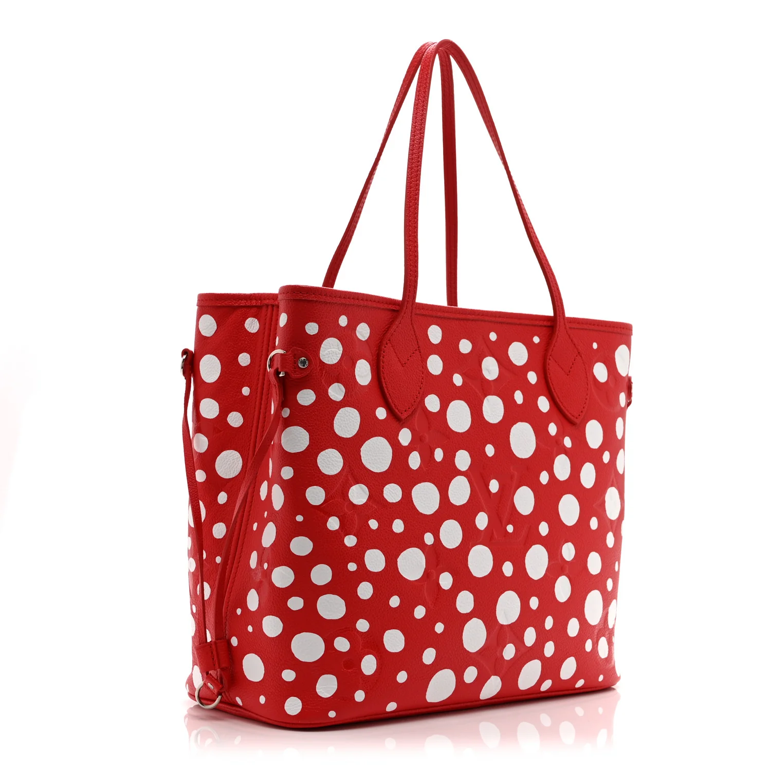 LV X YK Empreinte Infinity Dots Neverfull MM Rouge White - Top Club