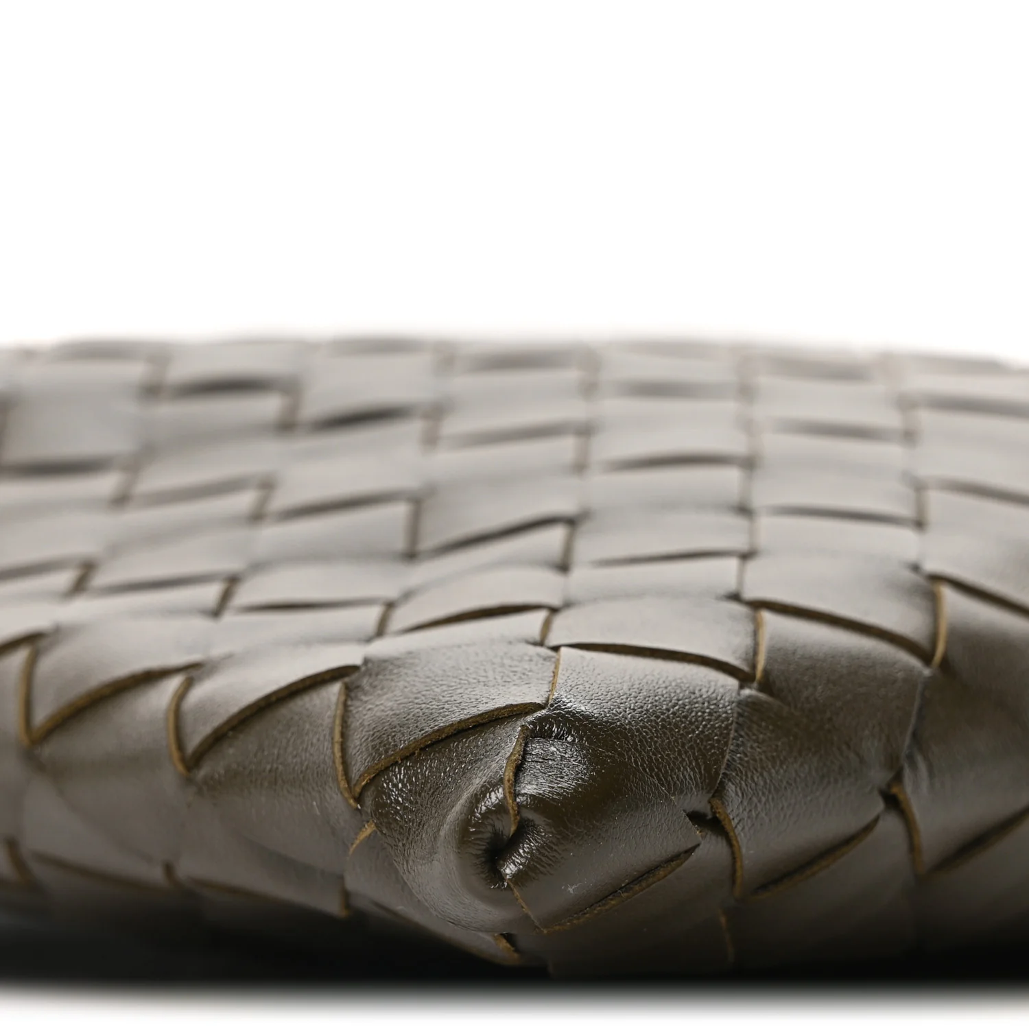 Calfskin Intrecciato Mini Hop Khaki - Top Club