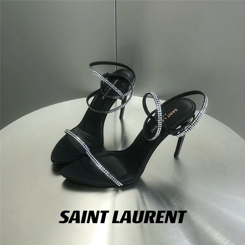 YSL silk rhinestone high heels - Sneaker Replica Workshop