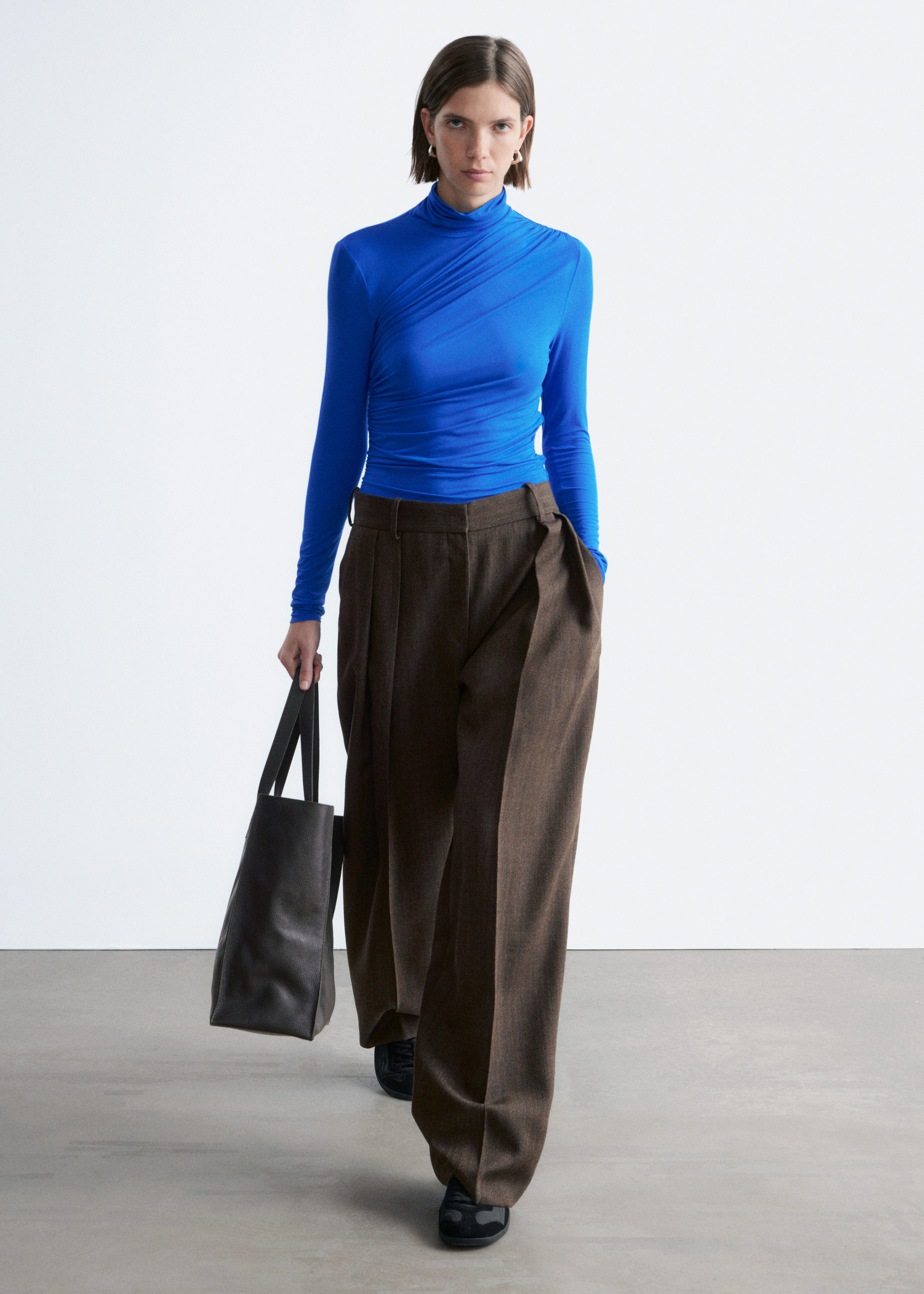 & Other Stories DRAPED TURTLENECK TOP