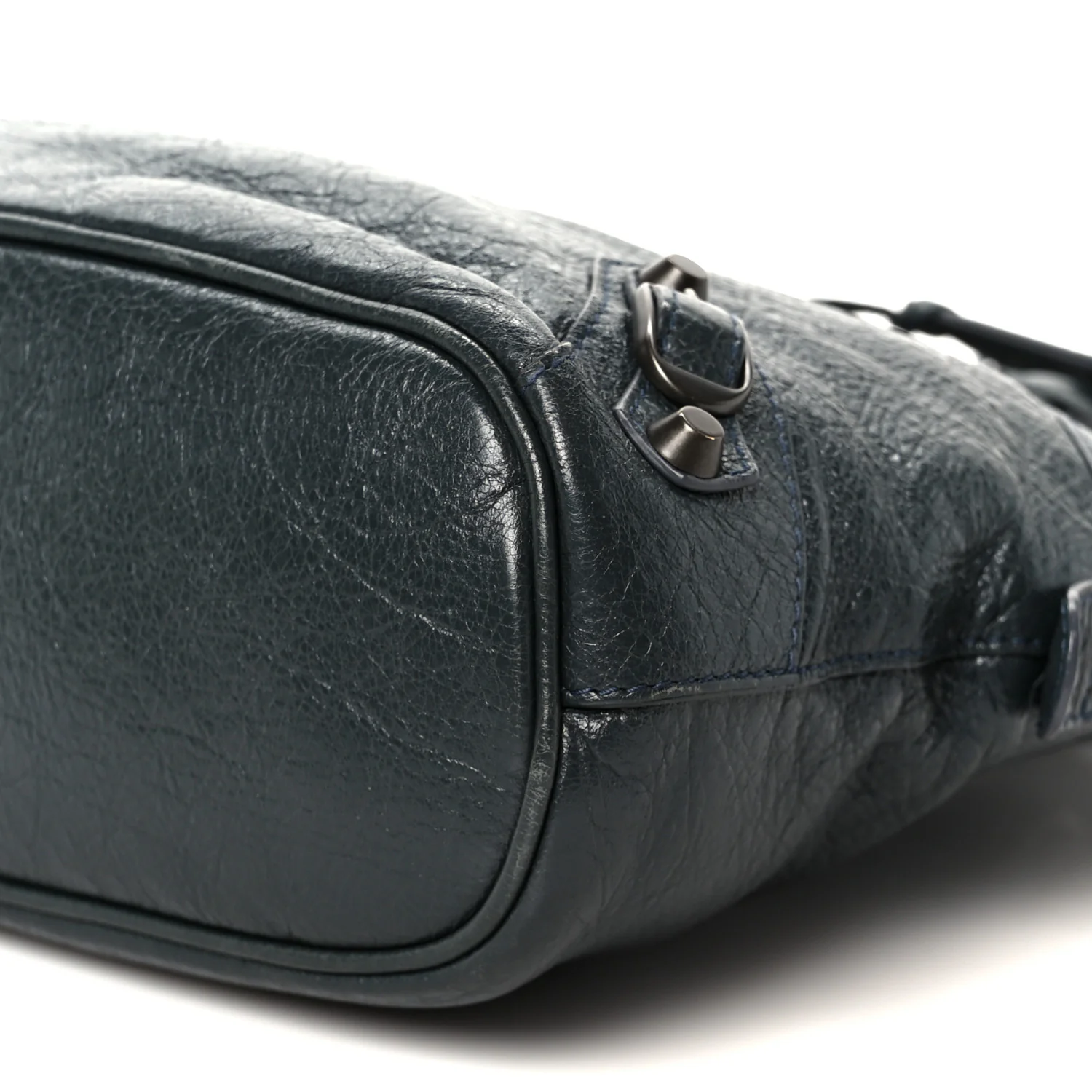 Agneau Classic Hardware Bowling Bag Anthracite - Top Club