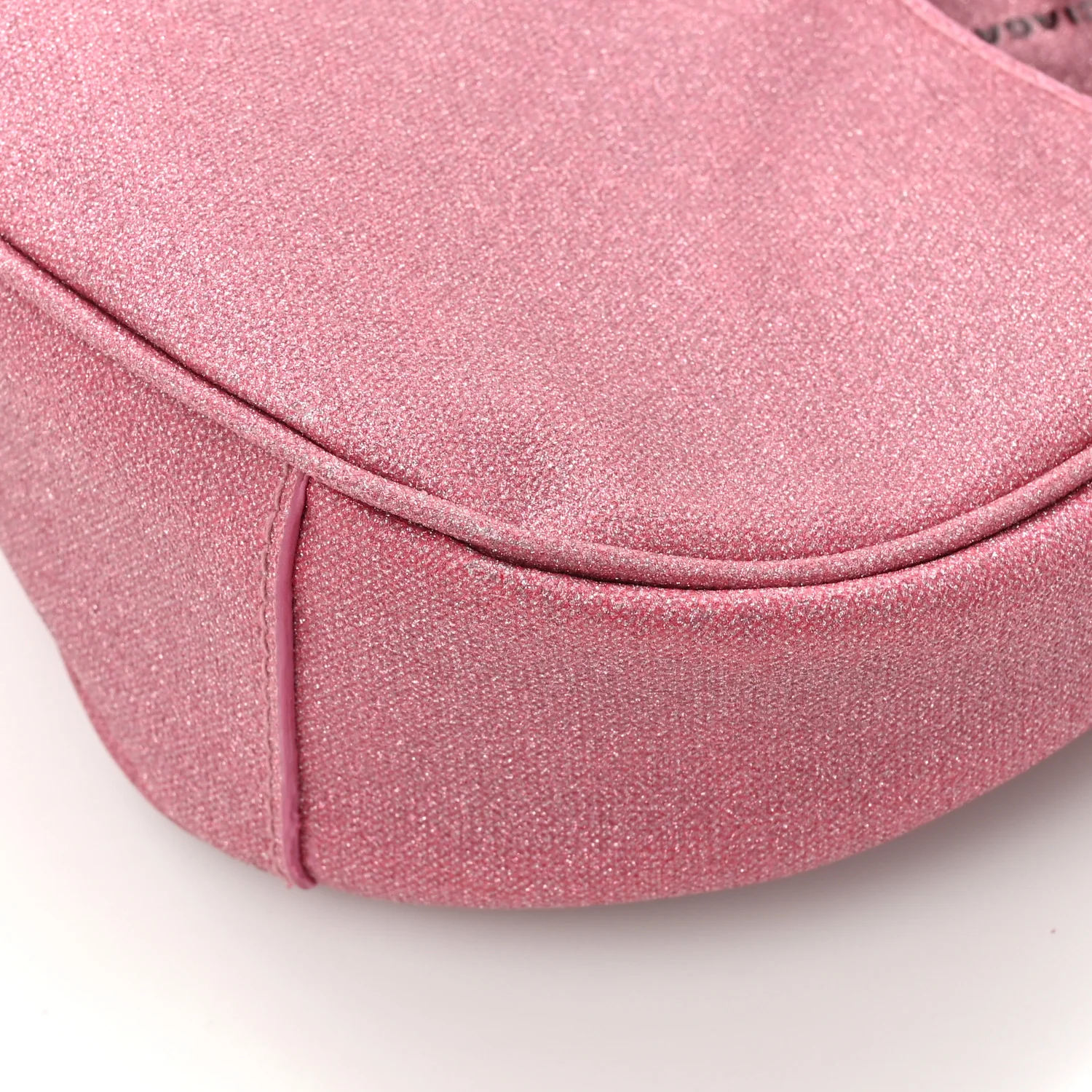 Sparkling Fabric Le Cagole Shoulder Bag XS Sweet Pink - Top Club