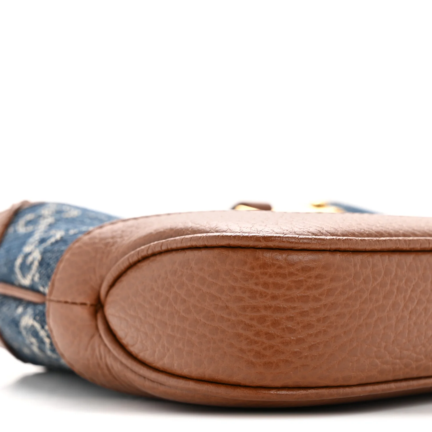New Denim GG Monogram Calfskin Mini Jackie 1961 Hobo Blue Tea Cuir - Top Club