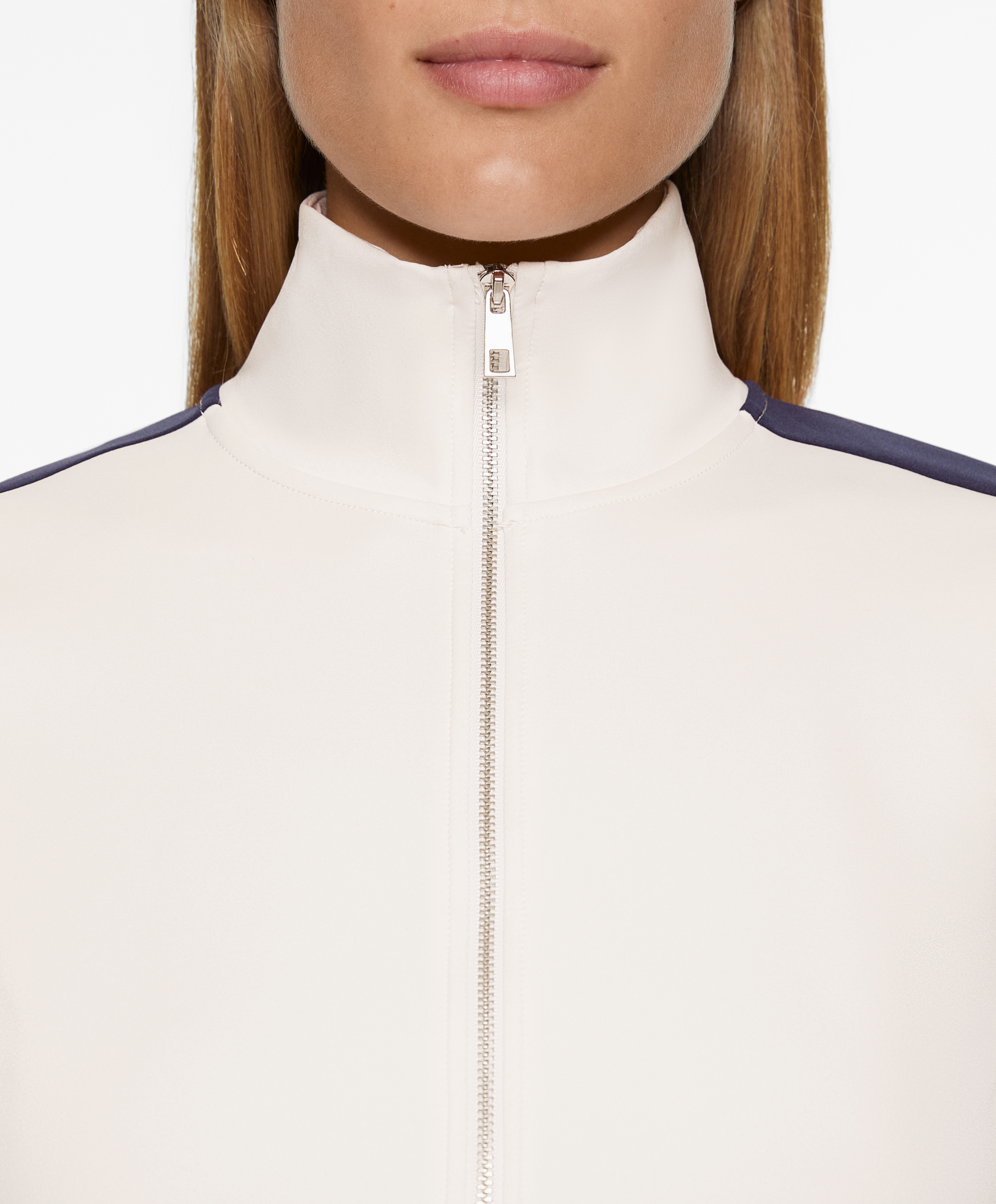 OYSHO Neoprene-effect block technical jacket