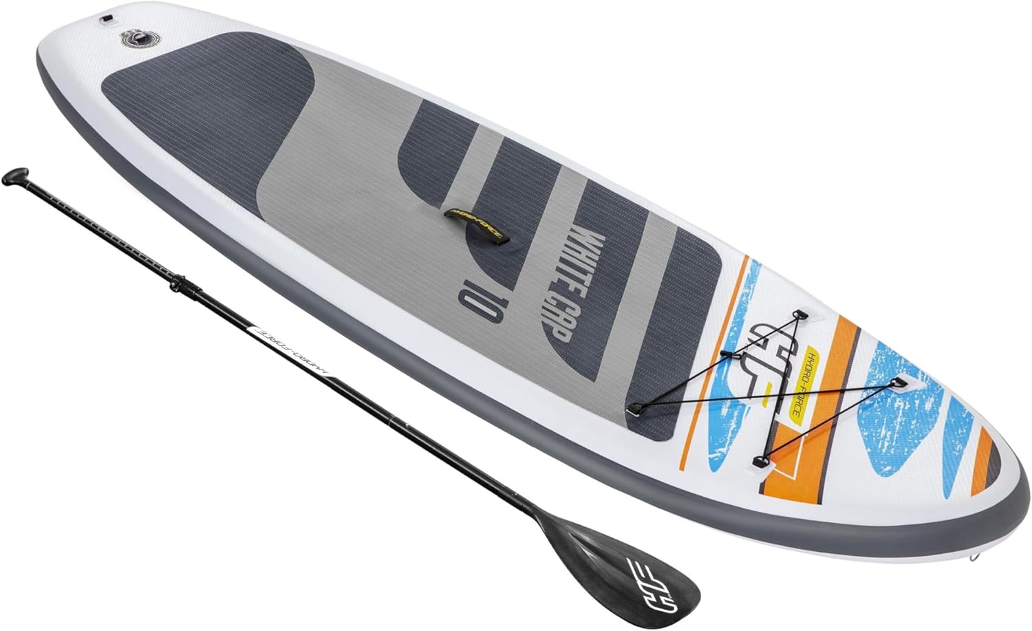 Hydro-Force SUP Gonfiabile Stand Up Paddle Board, set completo con kit di conversione kayak, multistili, dimensioni 30 cm, 3 m