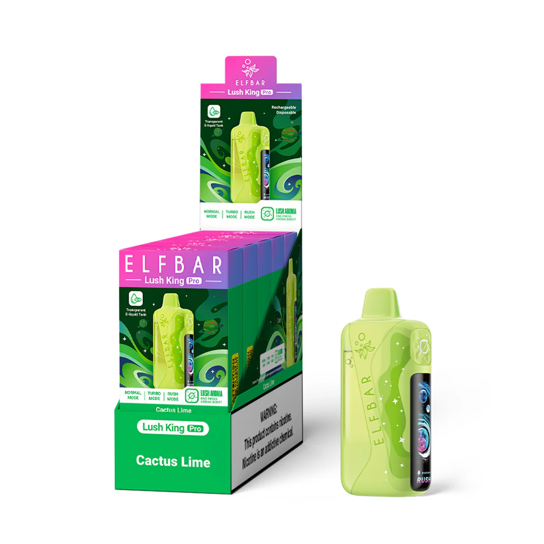 ELFBAR Lush King Pro Rechargeable Disposable Vape (All Flavours)