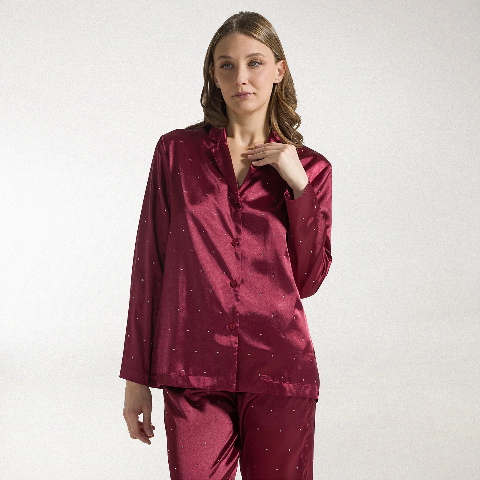 Polyester pajamas posh s cheria caleffi