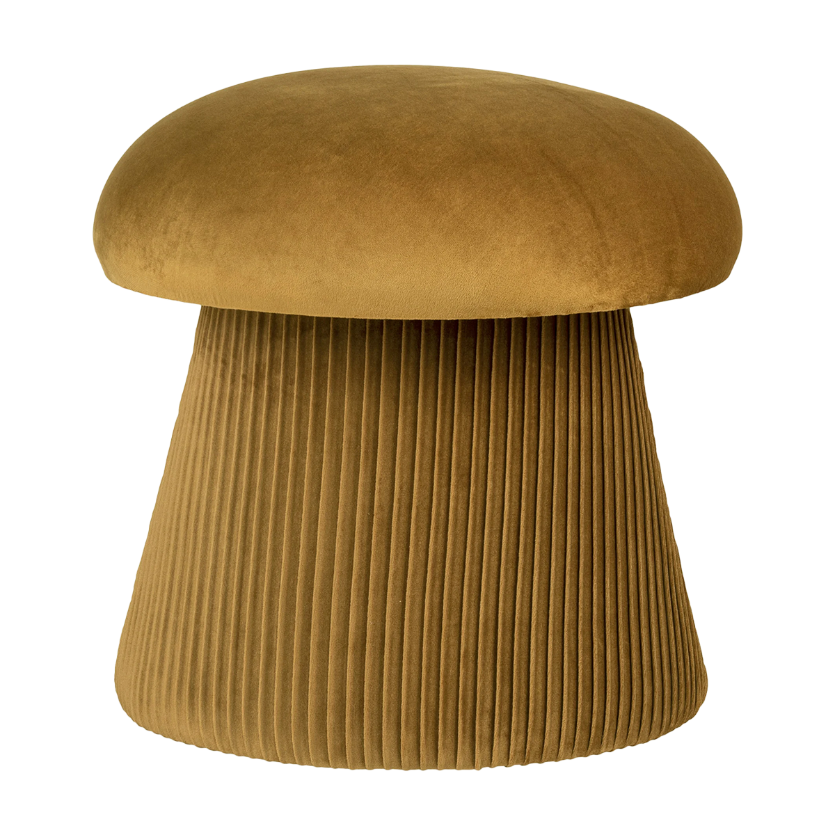 Poef Noam velvet Okergeel