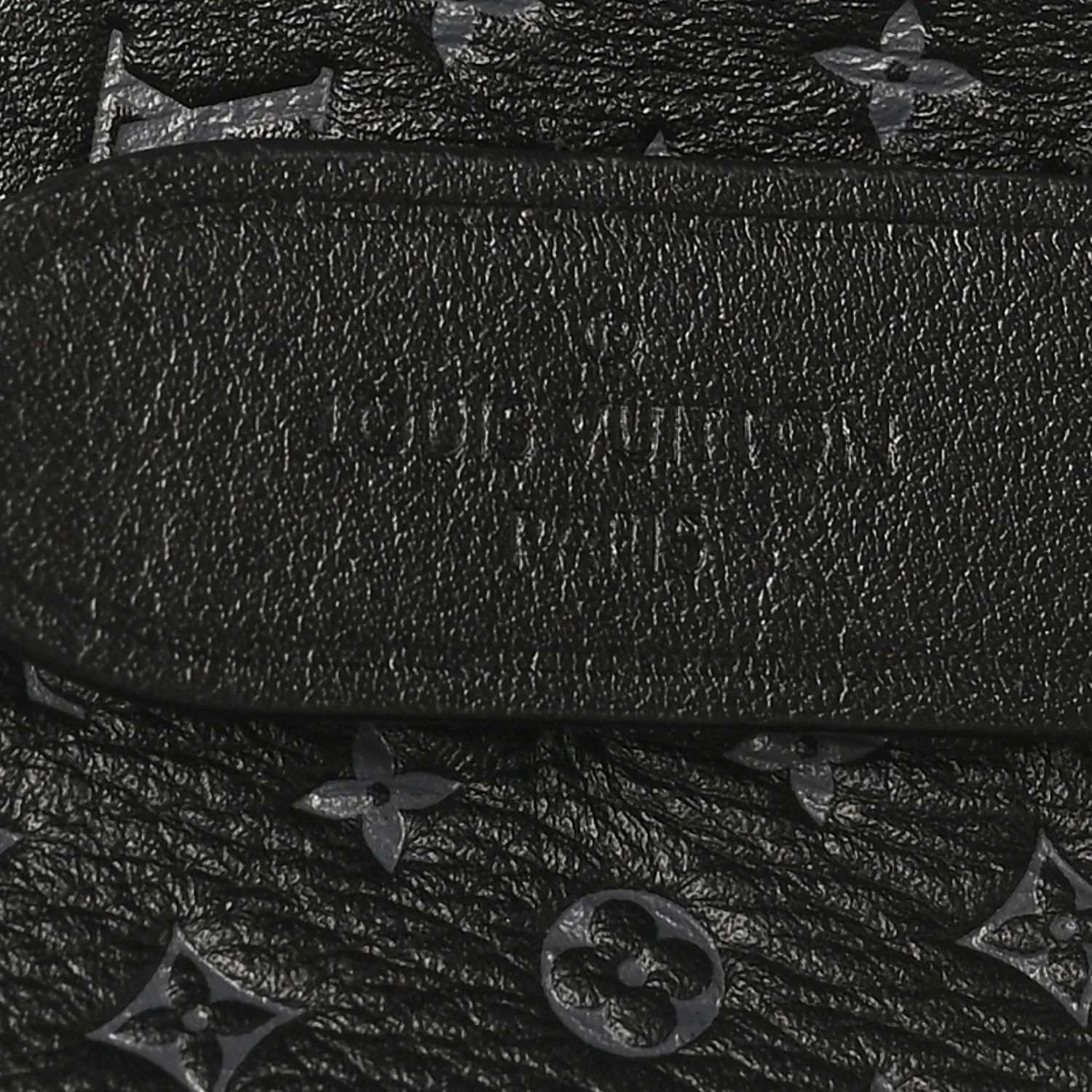 Calfskin Nanogram Embossed Neonoe BB Black - Top Club