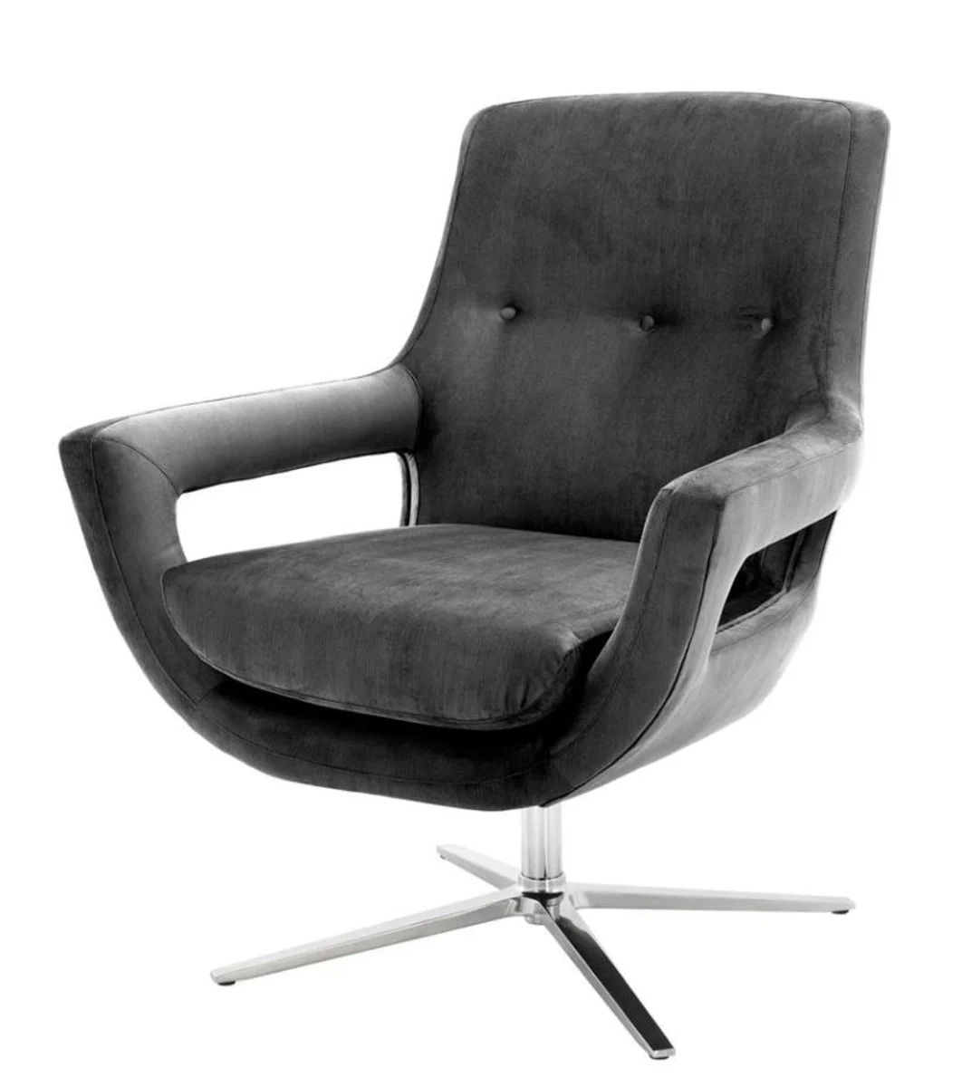 Luxury swivel chair gray - designer hotel furniture