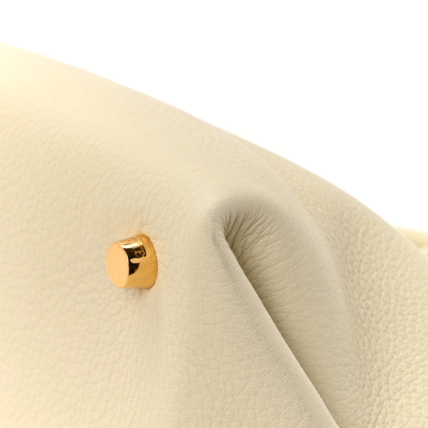 Pebbled Calfskin Medium Amelia Tote Ivory - Top Club
