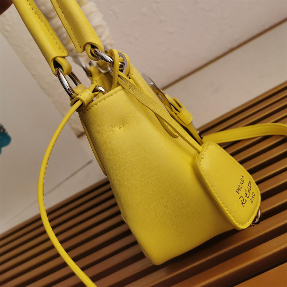 Prada Moon padded nappa-leather bag - Top Club