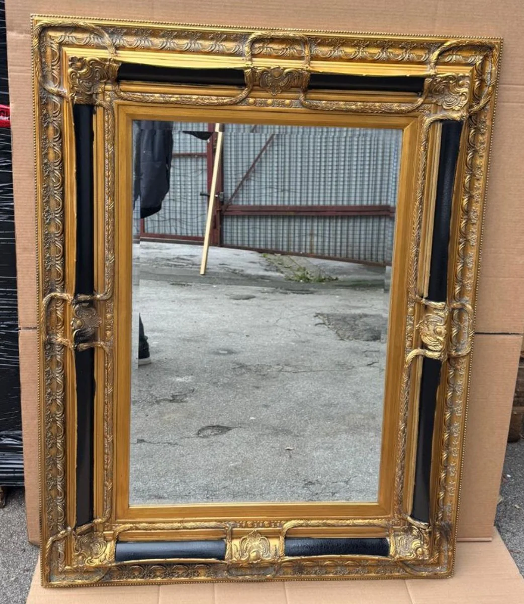 Baroque mirror gold / black H. 130 cm - Baroque style furniture
