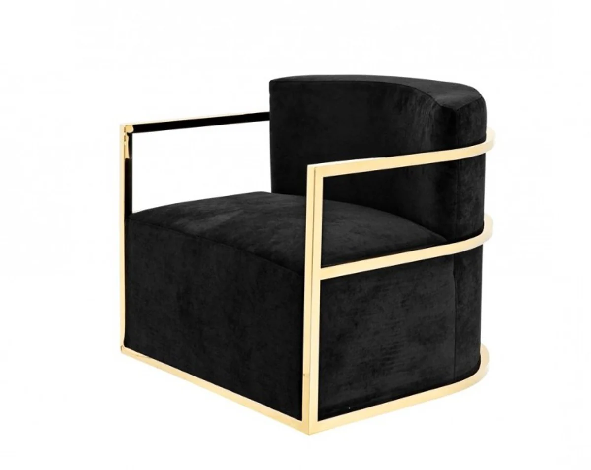 Luxury Designer Art Deco Hotel Salon Armchair Gold - Luxury Quality