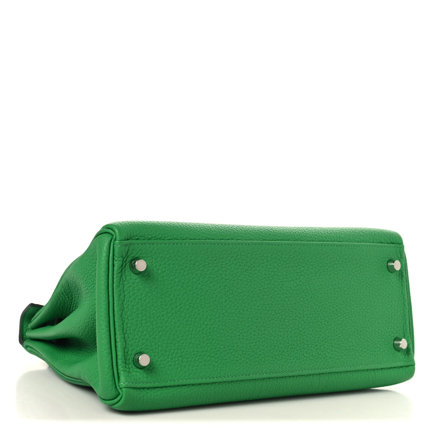 Togo Shiny Niloticus Crocodile Kelly Retourne Touch 28 Bambou - Top Club