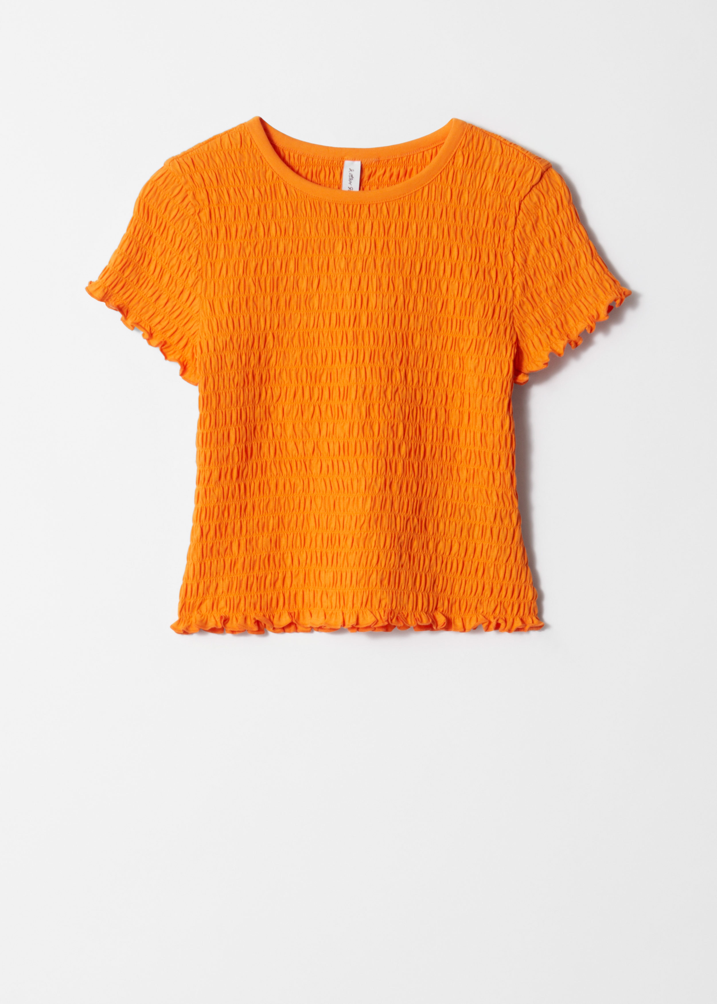 & Other Stories SMOCKED T-SHIRT