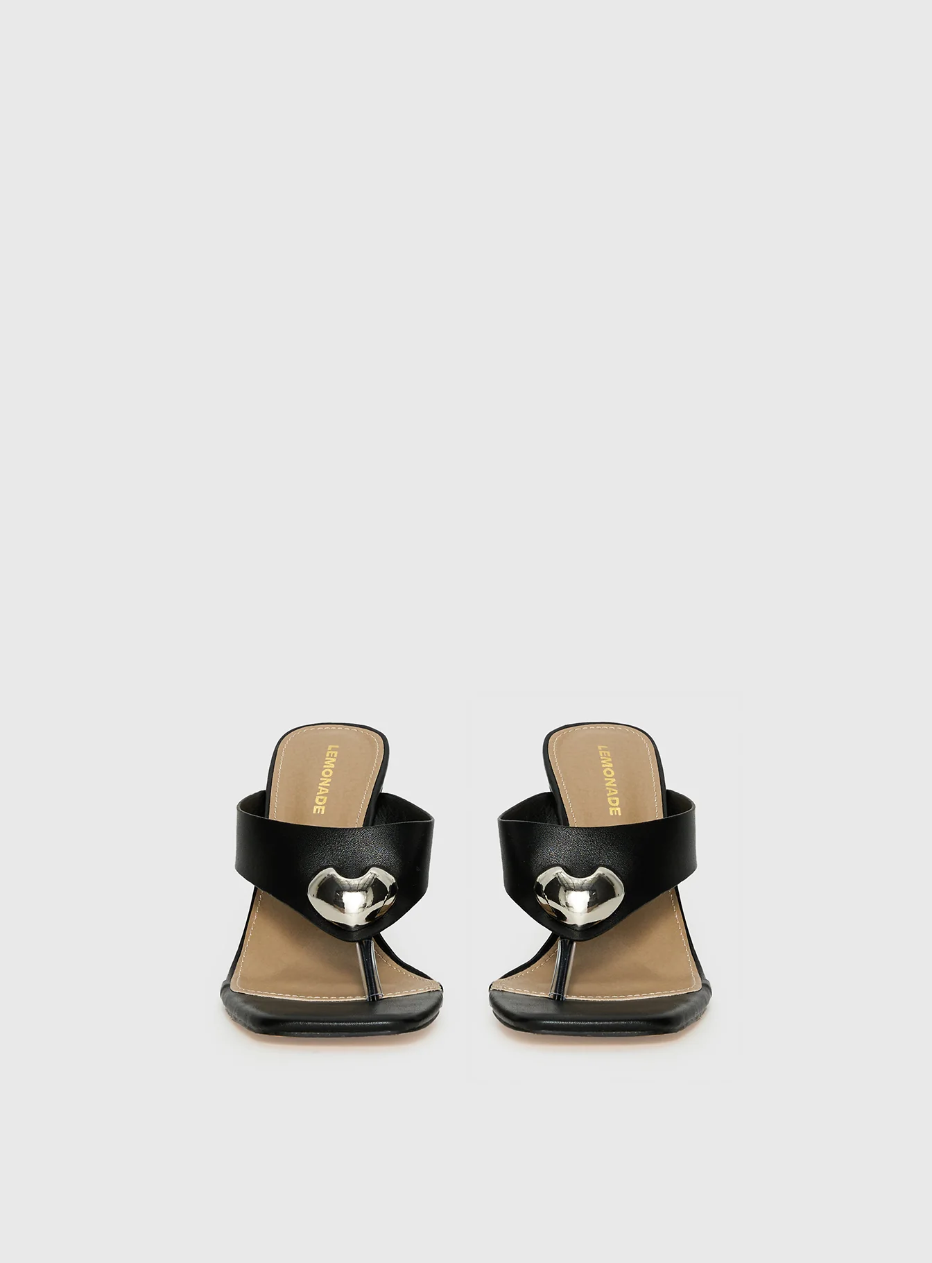 Gifted Thong Heels Black