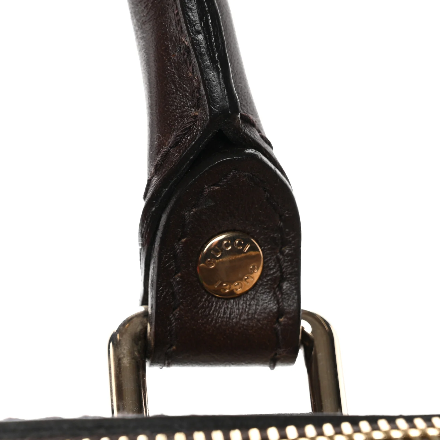 Monogram Vintage Web Medium Boston Dark Brown - Top Club