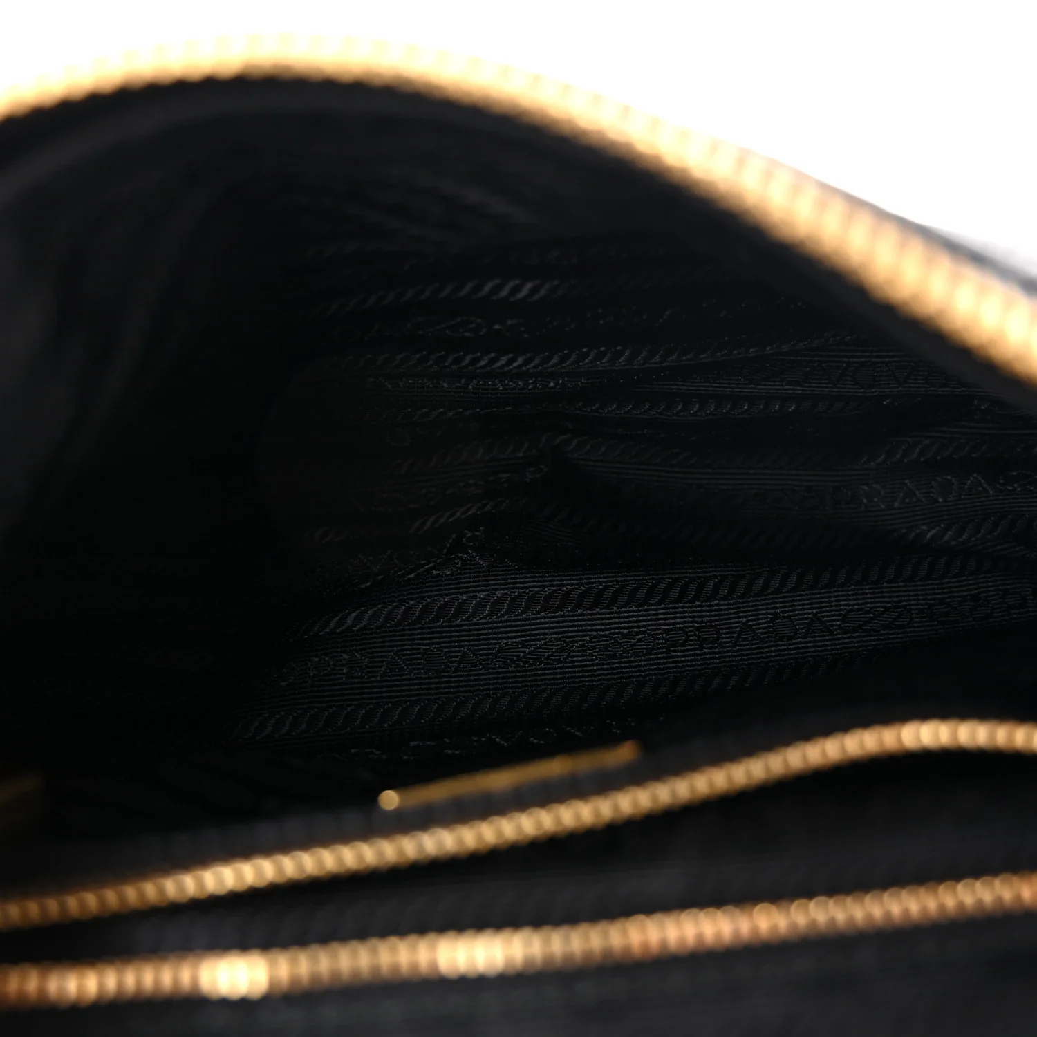 Tessuto Nylon Saffiano Crossbody Bag Black - Top Club