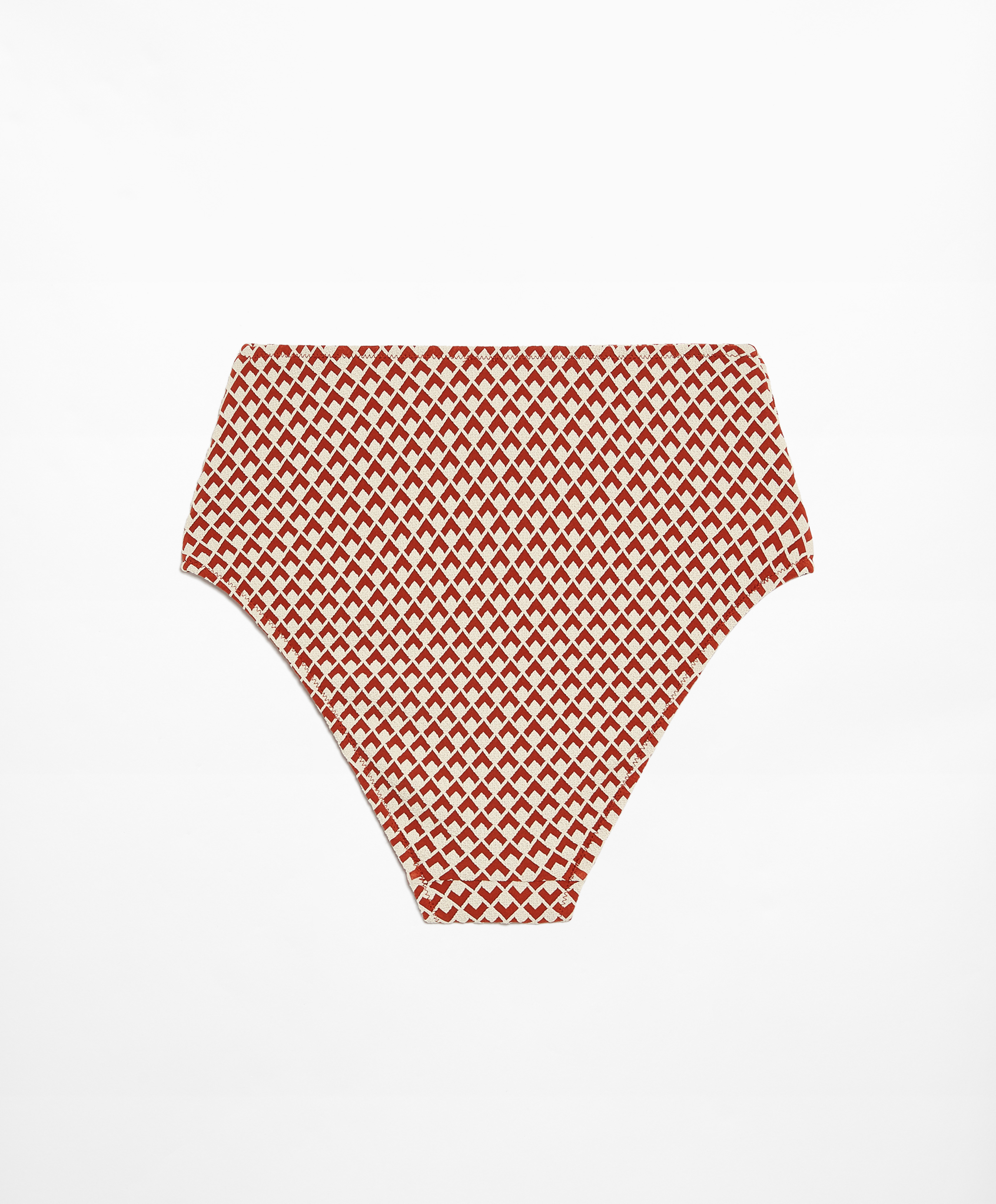OYSHO Geometric jacquard high-rise bikini briefs