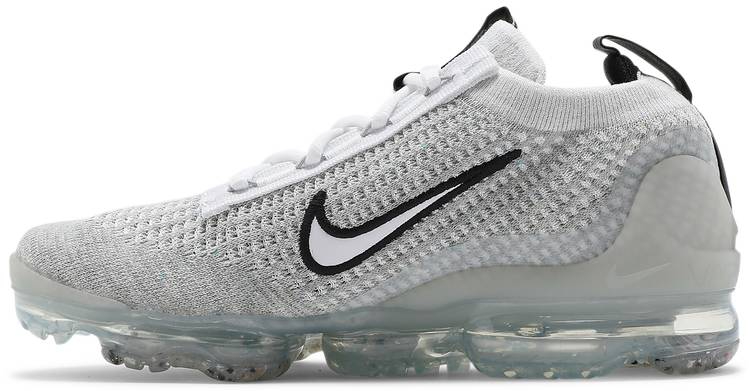Air VaporMax 2021 Flyknit GS  White Metallic Silver  DB1550-100 - Sneaker Replica Workshop
