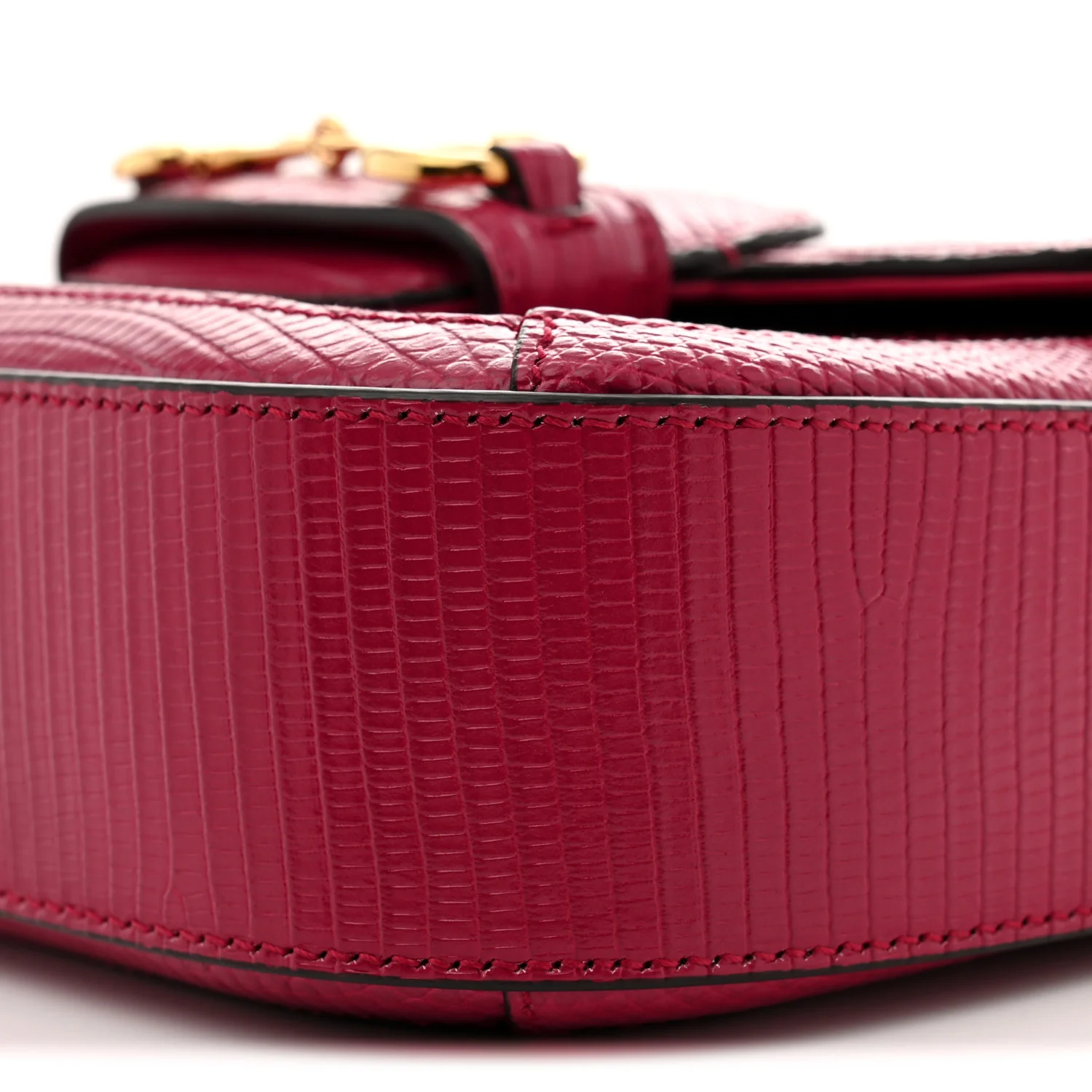 Canvas Calfskin Crystal GG Monogram Snakeskin Mini Horsebit 1955 Shoulder Bag Pink - Top Club
