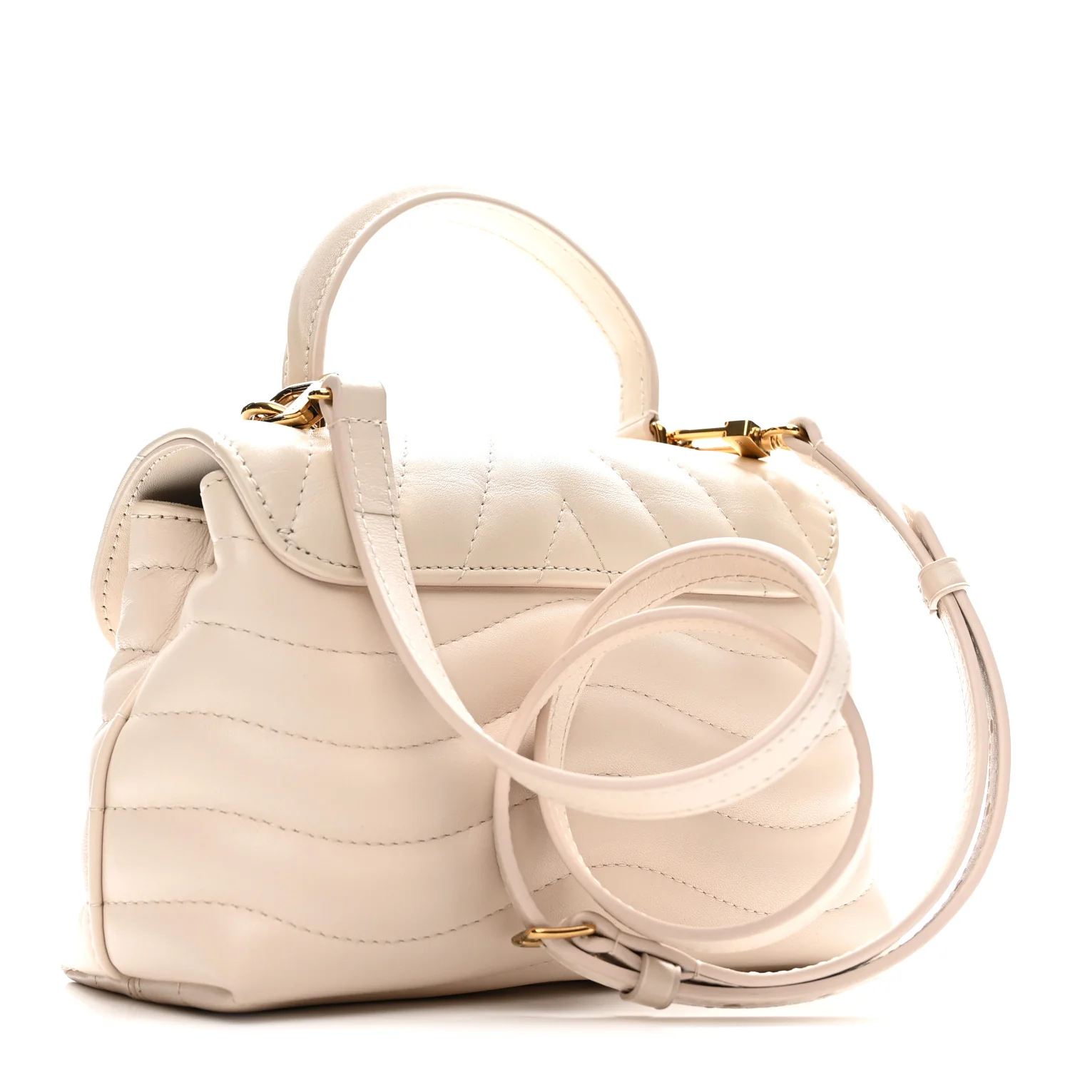 Calfskin Hold Me New Wave Ivory - Top Club