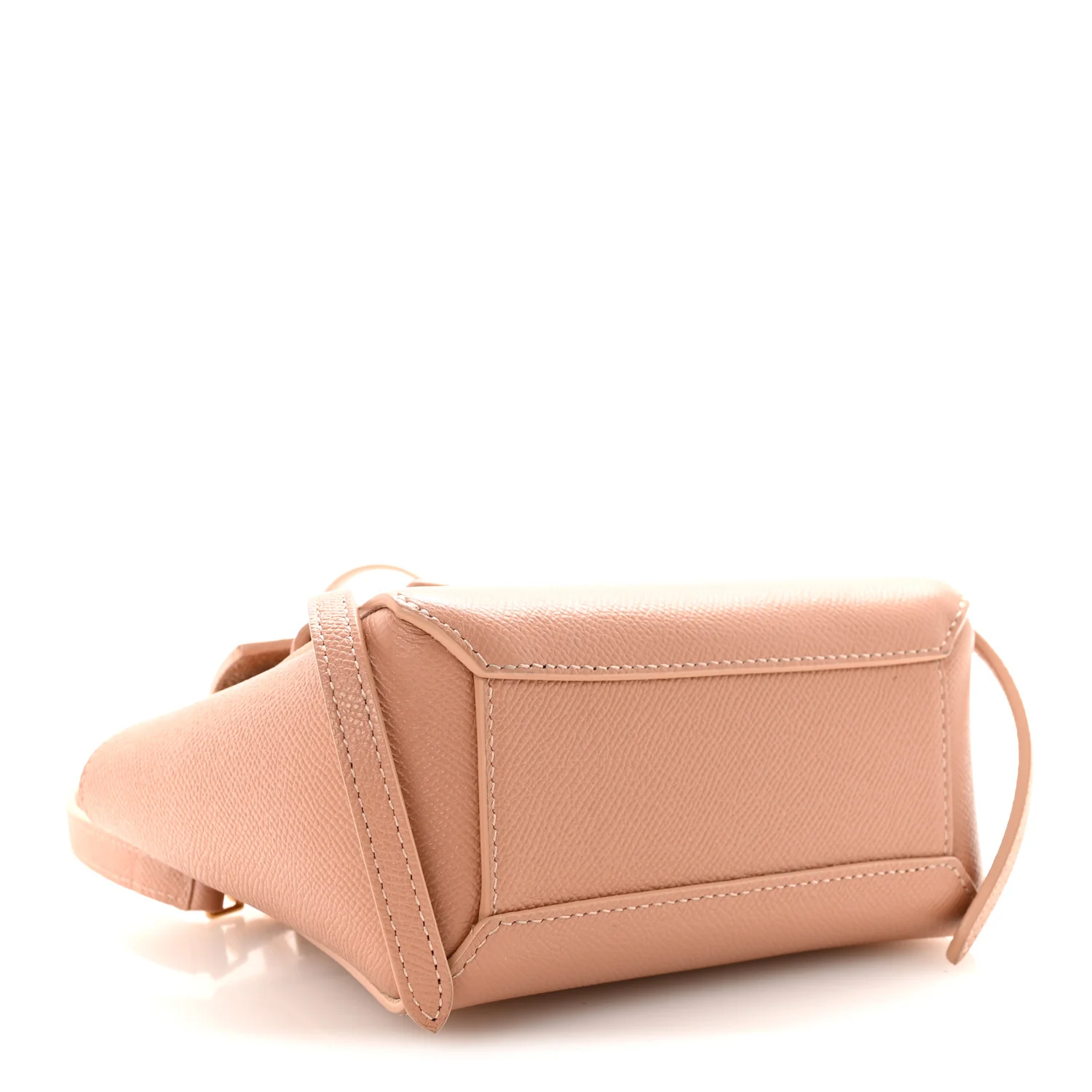 Grained Calfskin Micro Belt Bag Vintage Pink - Top Club