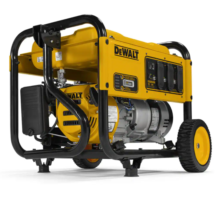 DEWALT 4000-Watt Manual Start Gas-Powered Portable Generator with Premium Motor, Covered Outlets and CO Protect