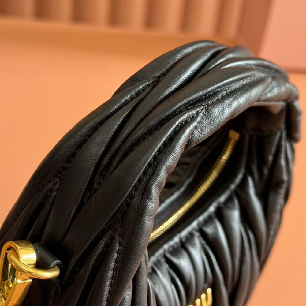 Wander matelassé nappa leather hobo mini-bag(high-end grade) - Top Club