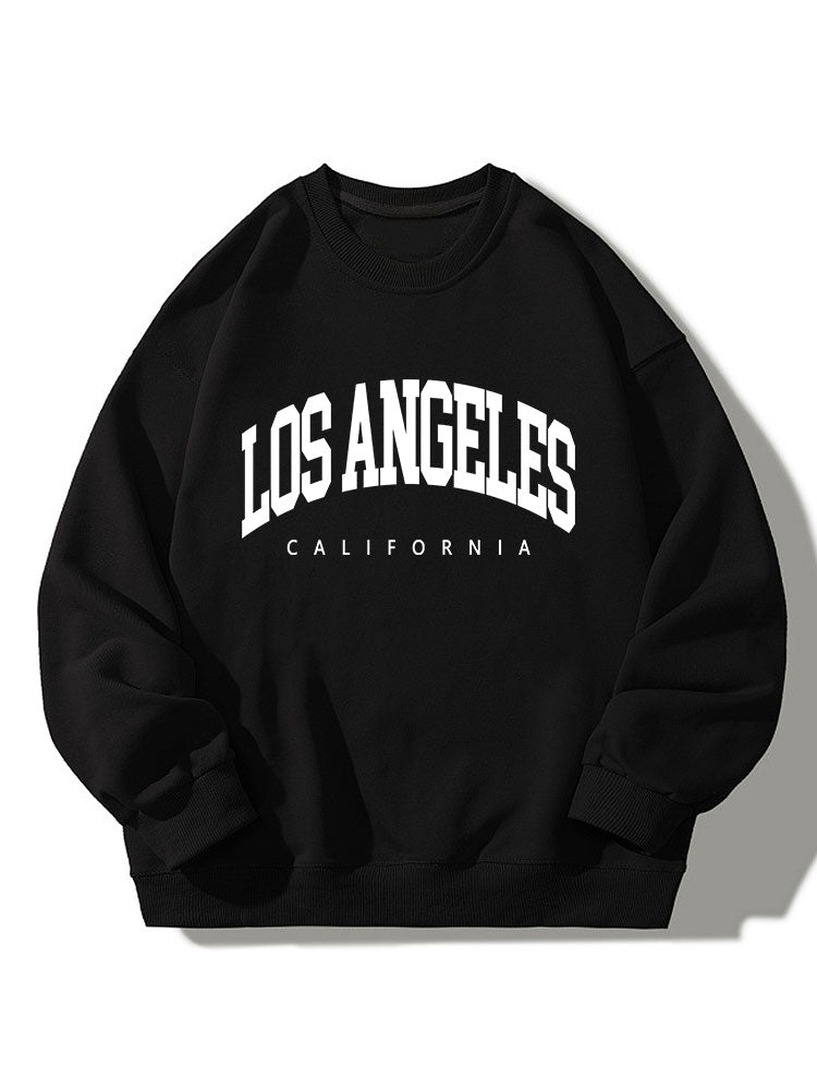 Los Angeles Print Relaxed Sweatshirt