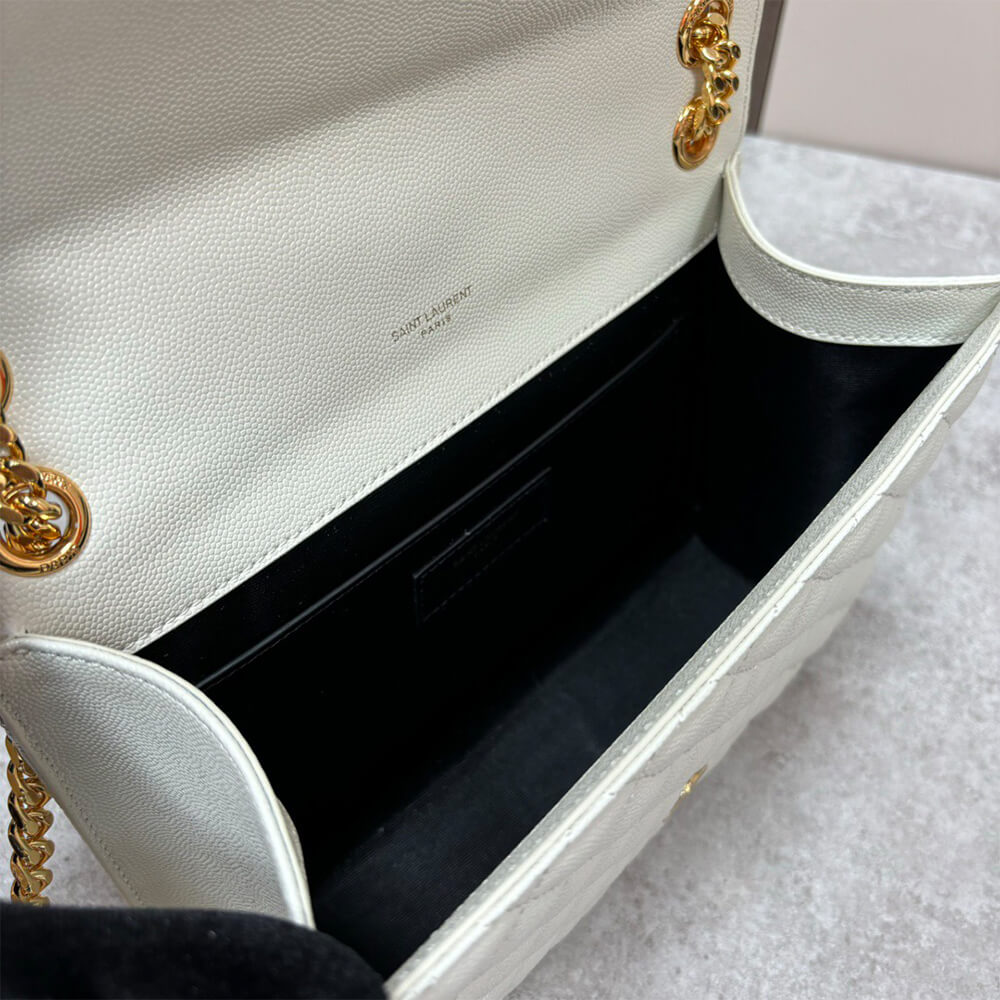 YSL envelope medium in grained leather - Top Club