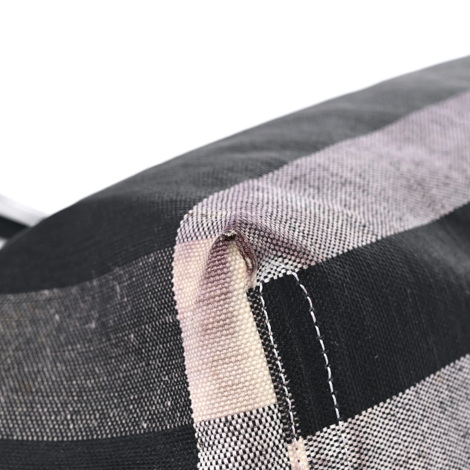 Coated Canvas Mega Check Medium Doodle Tote Black White - Top Club