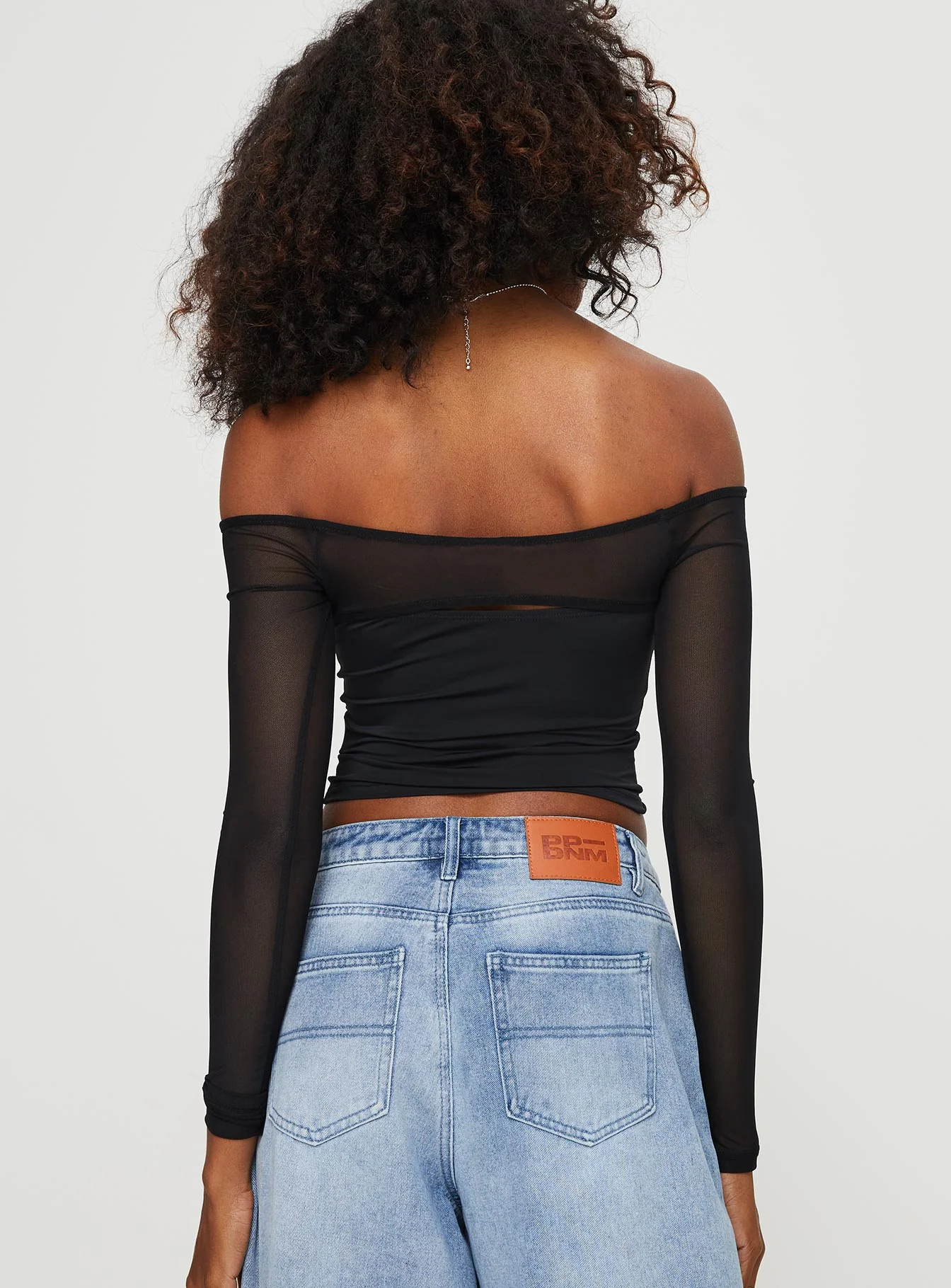 Kampton Off The Shoulder Top Black