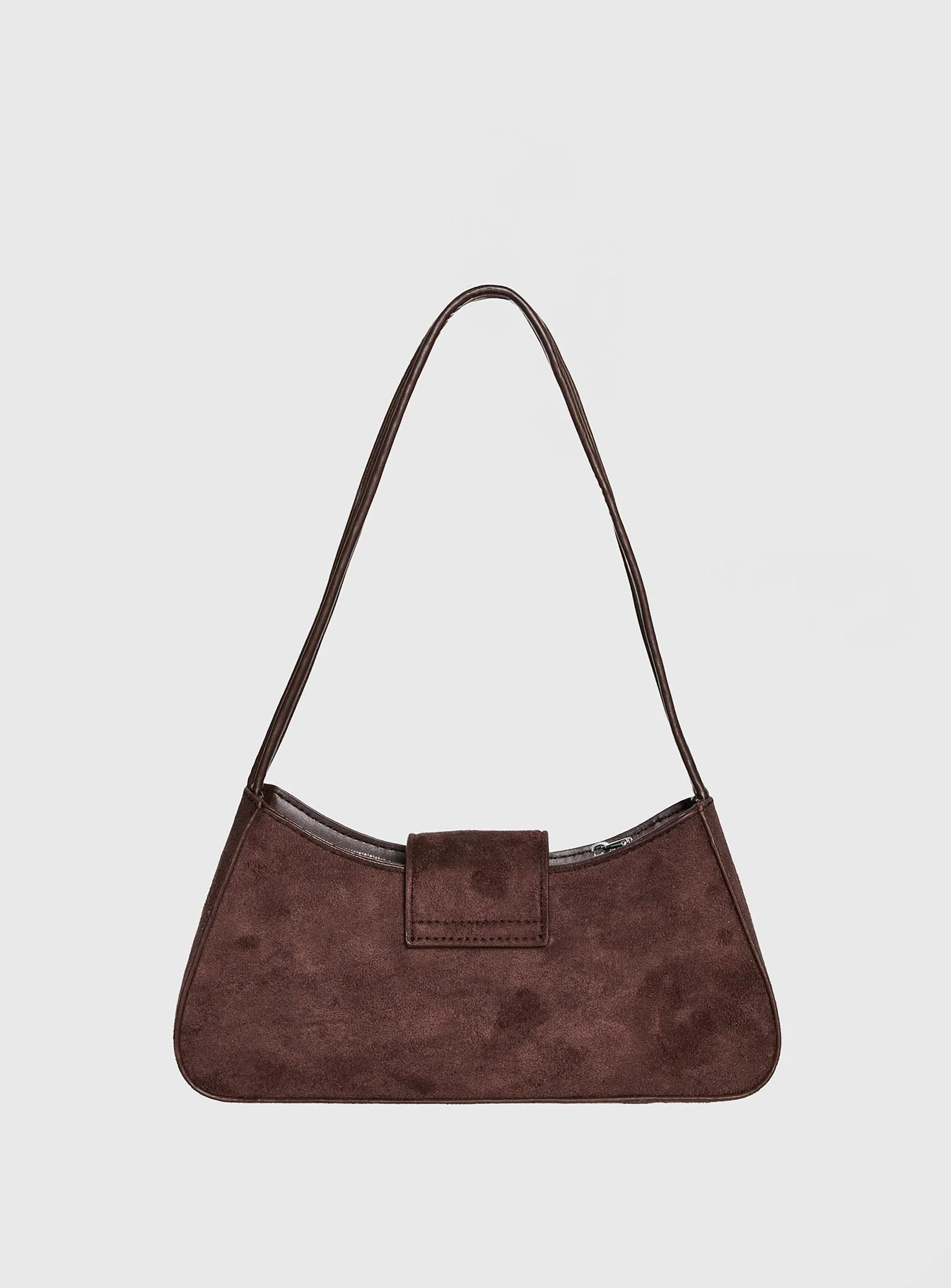 Scotlyn Shoulder Bag Faux Suede Brown