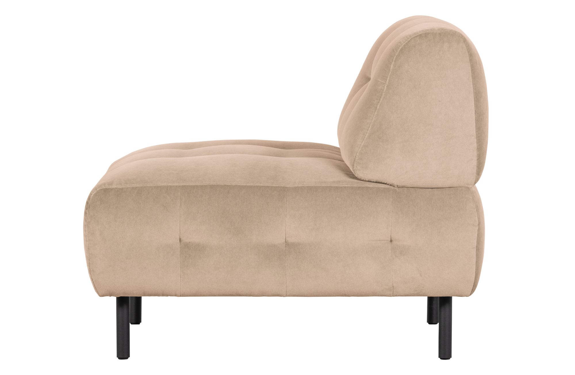 WOOOD Exclusive fauteuil Lloyd gewassen fluweel Fauteuil Lloyd gewassen fluweel - Sea Salt